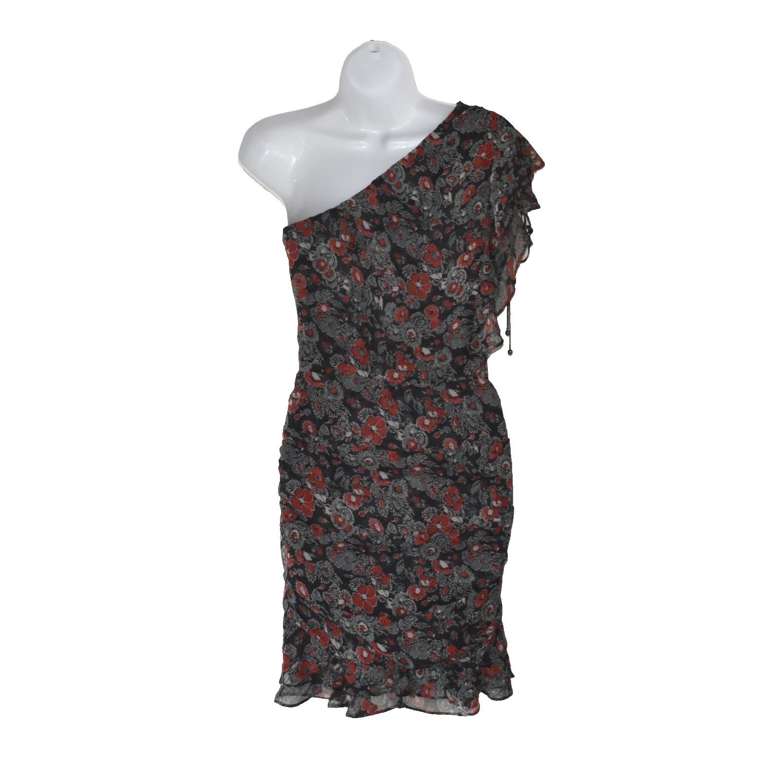 Veronica Beard NEW VERONICA BEARD Ballard Silk Floral Print Ruffle Dress 12 Size XL / US 12-14 / IT 48-50 - 5 Thumbnail