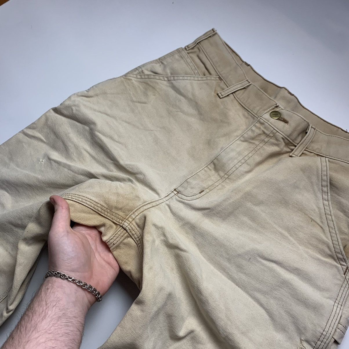 Other Crazy 90’s Carhartt thrashed distressed faded carpenter Size US 32 / EU 48 - 11 Thumbnail