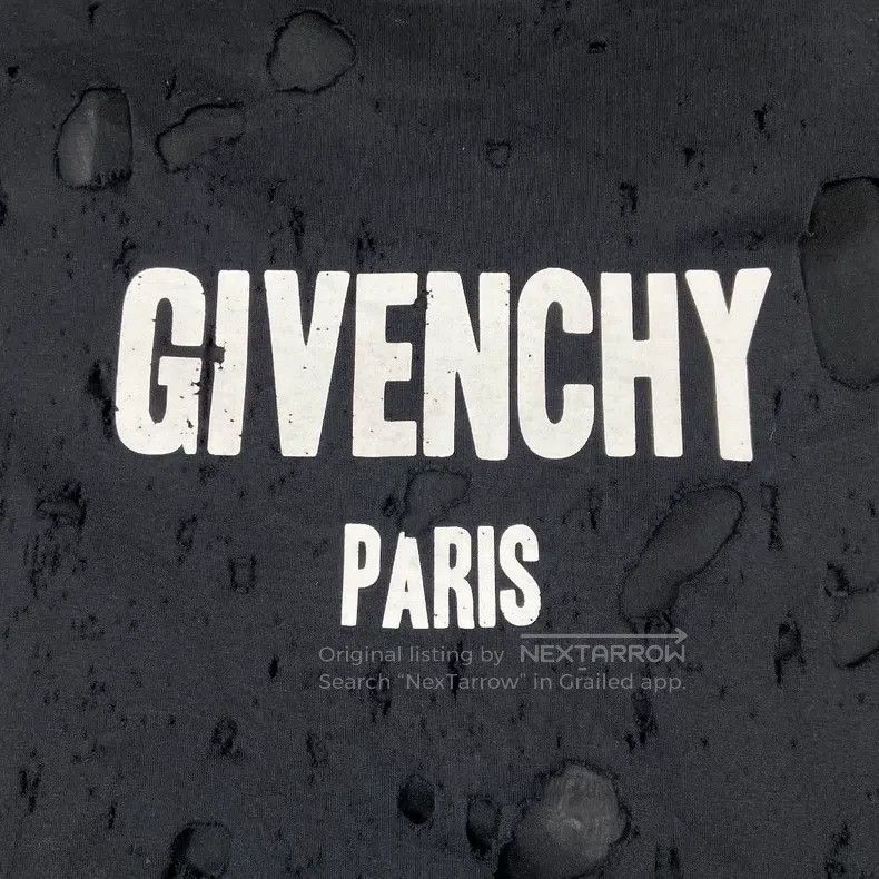 Givenchy Givenchy Distressed Destroyed Short-sleeve T-shirt Size US XXS / EU 40 - 2 Thumbnail