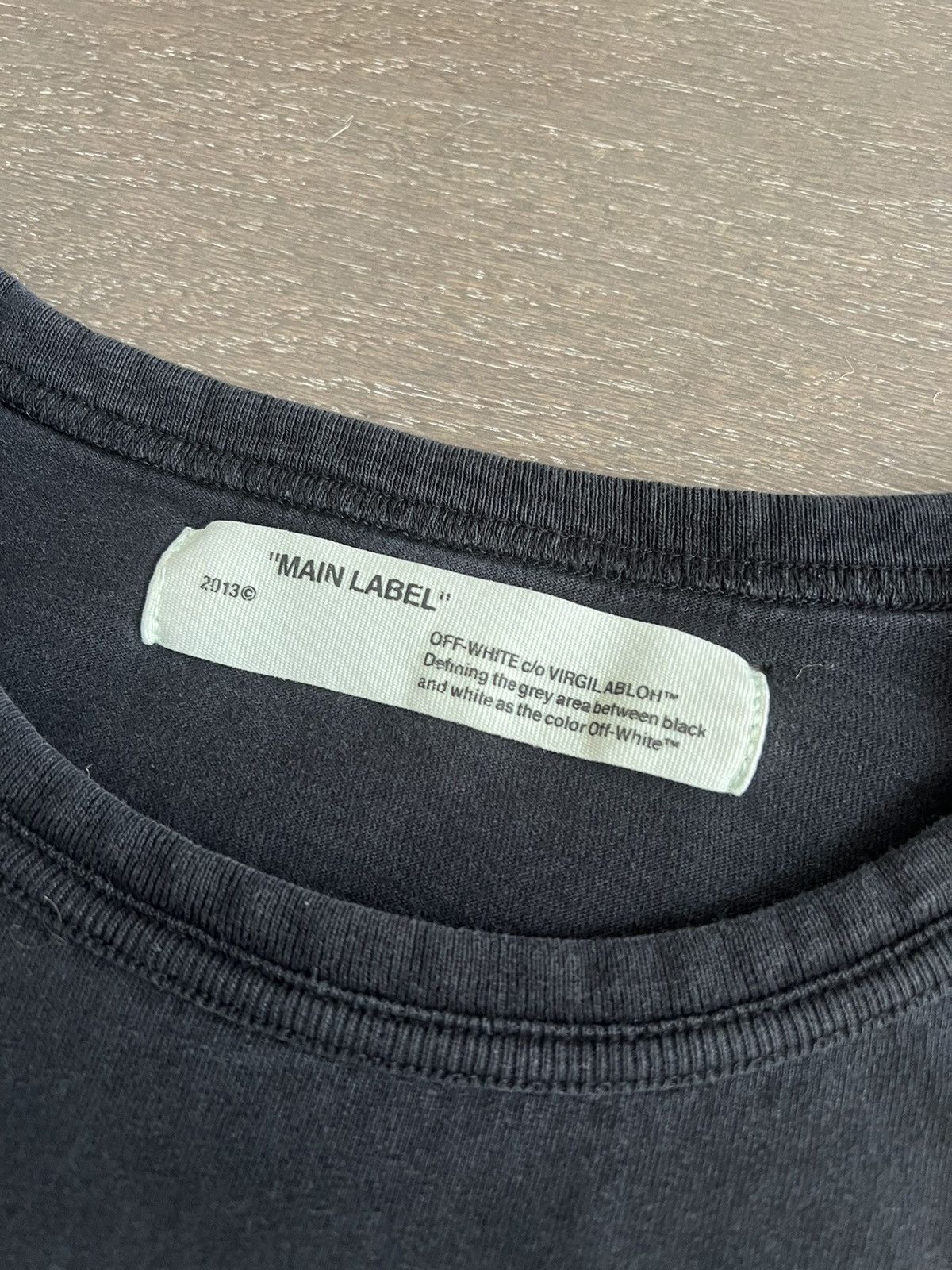 Off-White Virgil Abloh “Waves” Graphic T-shirt Size US XL / EU 56 / 4 - 4 Thumbnail