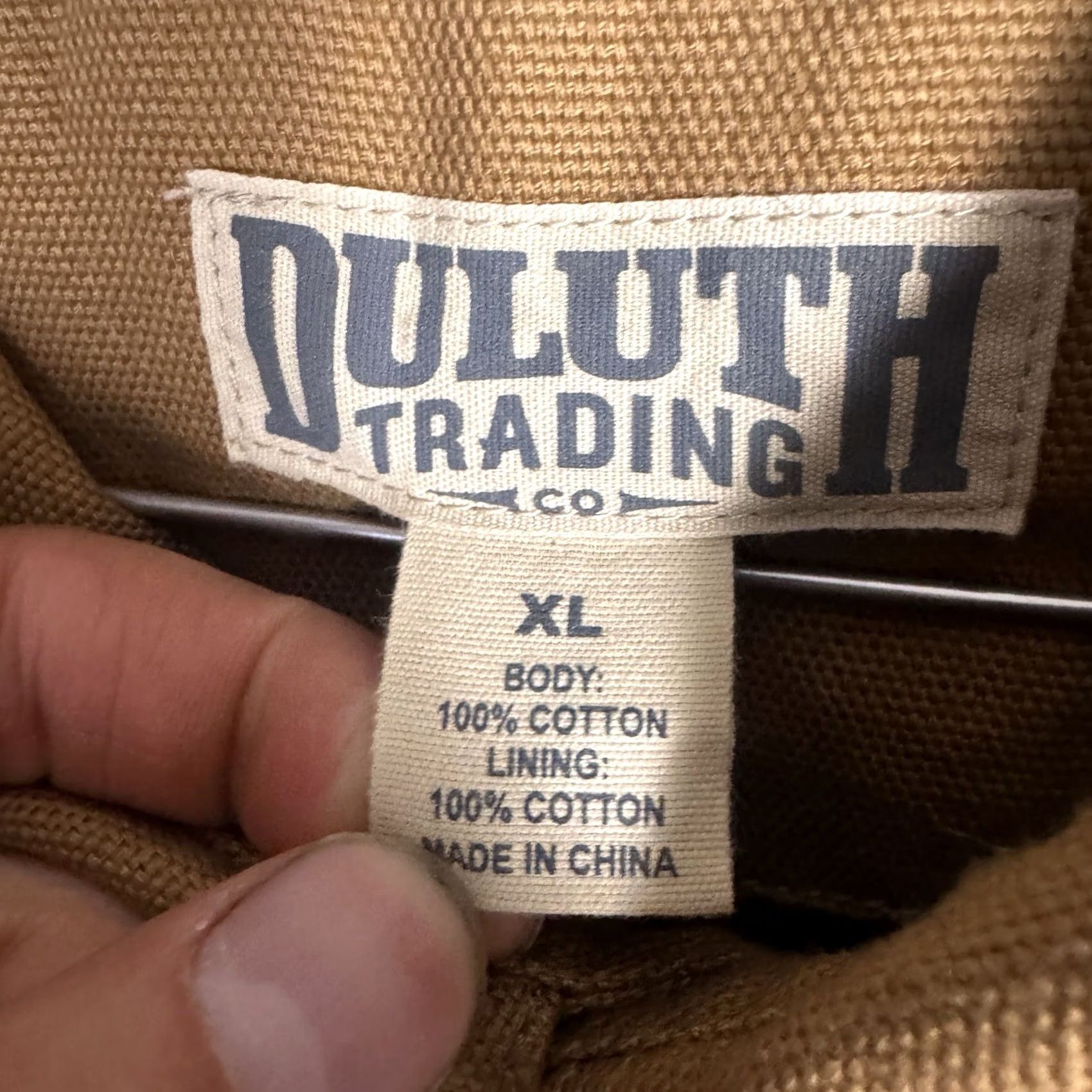 Duluth Trading Company Duluth Trading Jacket Men XL Fire Hose Canvas Limber Jac Shacket Utility Flannel Size US XL / EU 56 / 4 - 4 Thumbnail