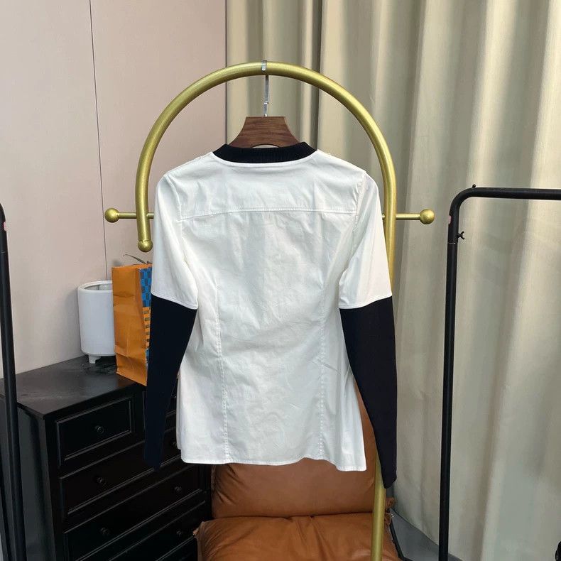 Dior Dior White show scale shirt Size S / US 4 / IT 40 - 2 Thumbnail