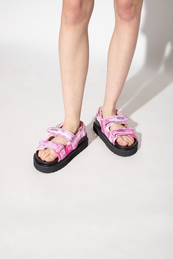 Isabel Marant Isabel Marant Madee Platform Sandal Mulberry Tie Dye 41 10 Size US 10 / IT 40 - 7 Thumbnail