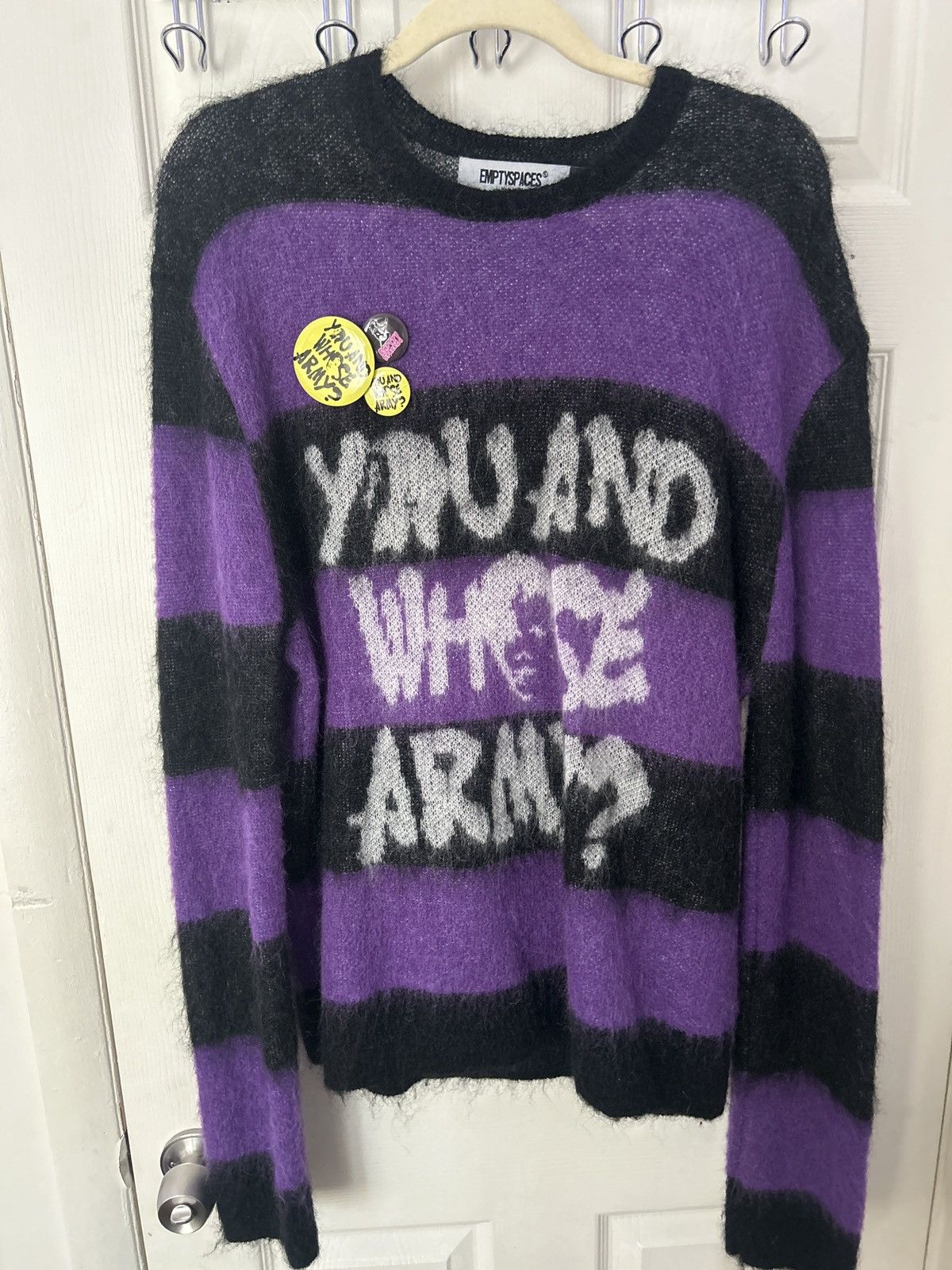 Designer Empty Spaces Mohair Sweater Size US L / EU 52-54 / 3 - 1 Thumbnail