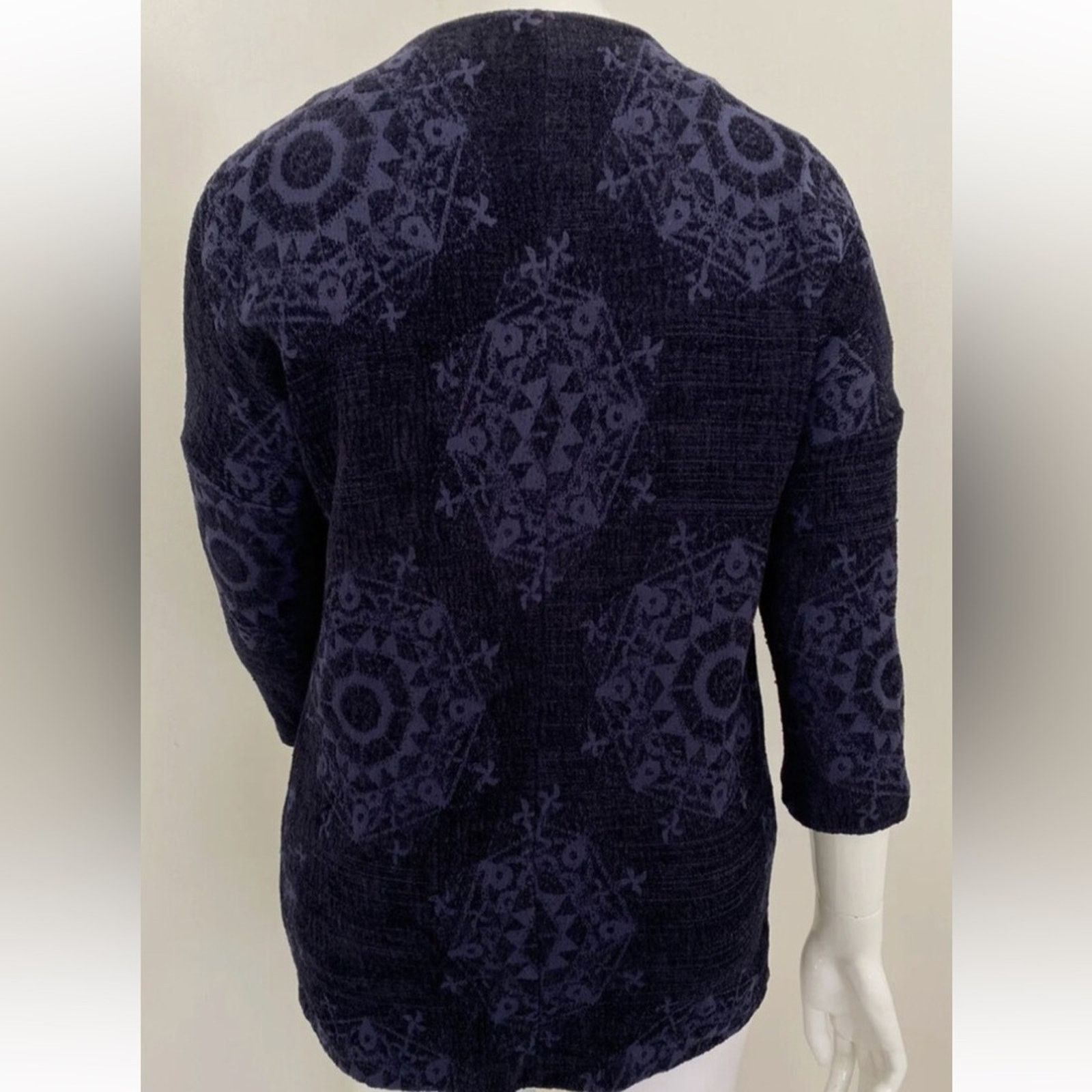 Desigual DESIGUAL $400 38 / 8 / M Purple / Black Cotton Blend Jacket Size M / US 6-8 / IT 42-44 - 5 Thumbnail