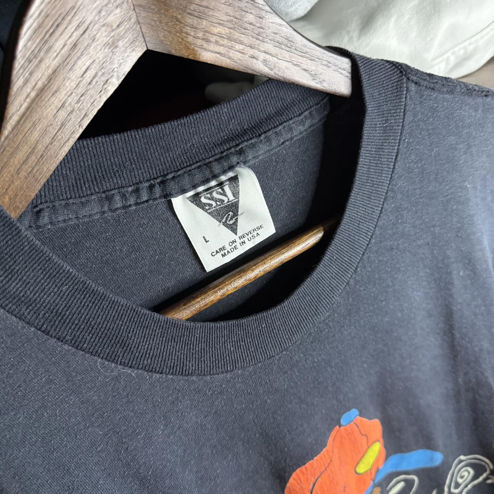 Designer Vintage SSI Work Is A Four Letter Word T-shirt Size US L / EU 52-54 / 3 - 3 Thumbnail