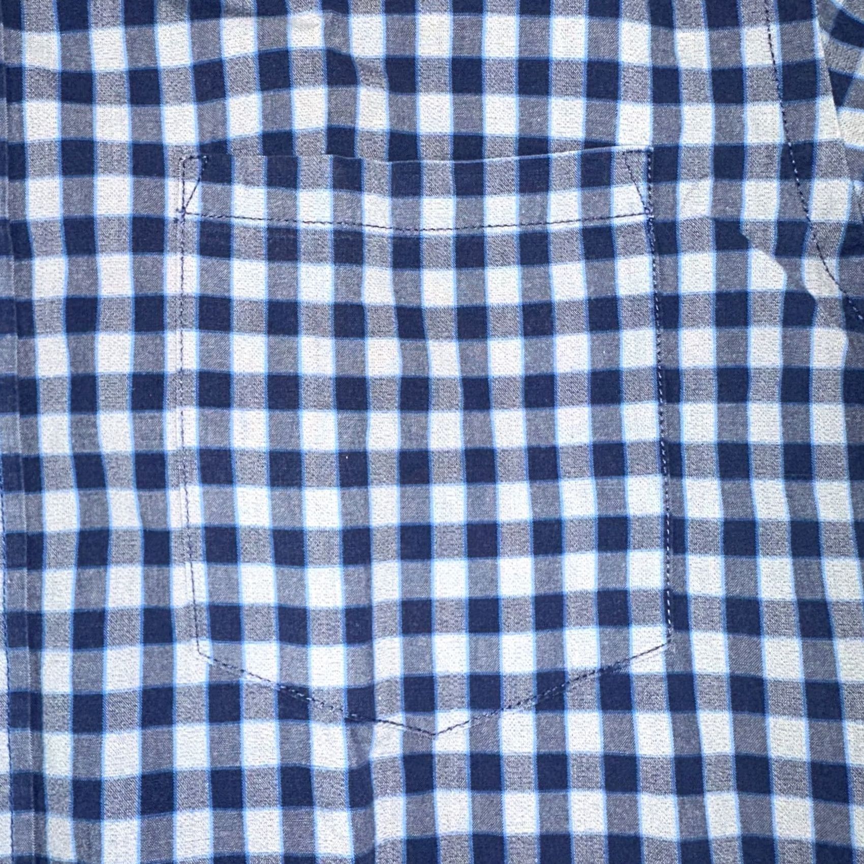 Eddie Bauer Eddie Bauer Shirt Mens S Blue Gray Gingham Check Cotton Soft Wash Slim Fit Button-Up Long Sleeve Casual Business Travel Men Mens Size US S / EU 44-46 / 1 - 6 Thumbnail