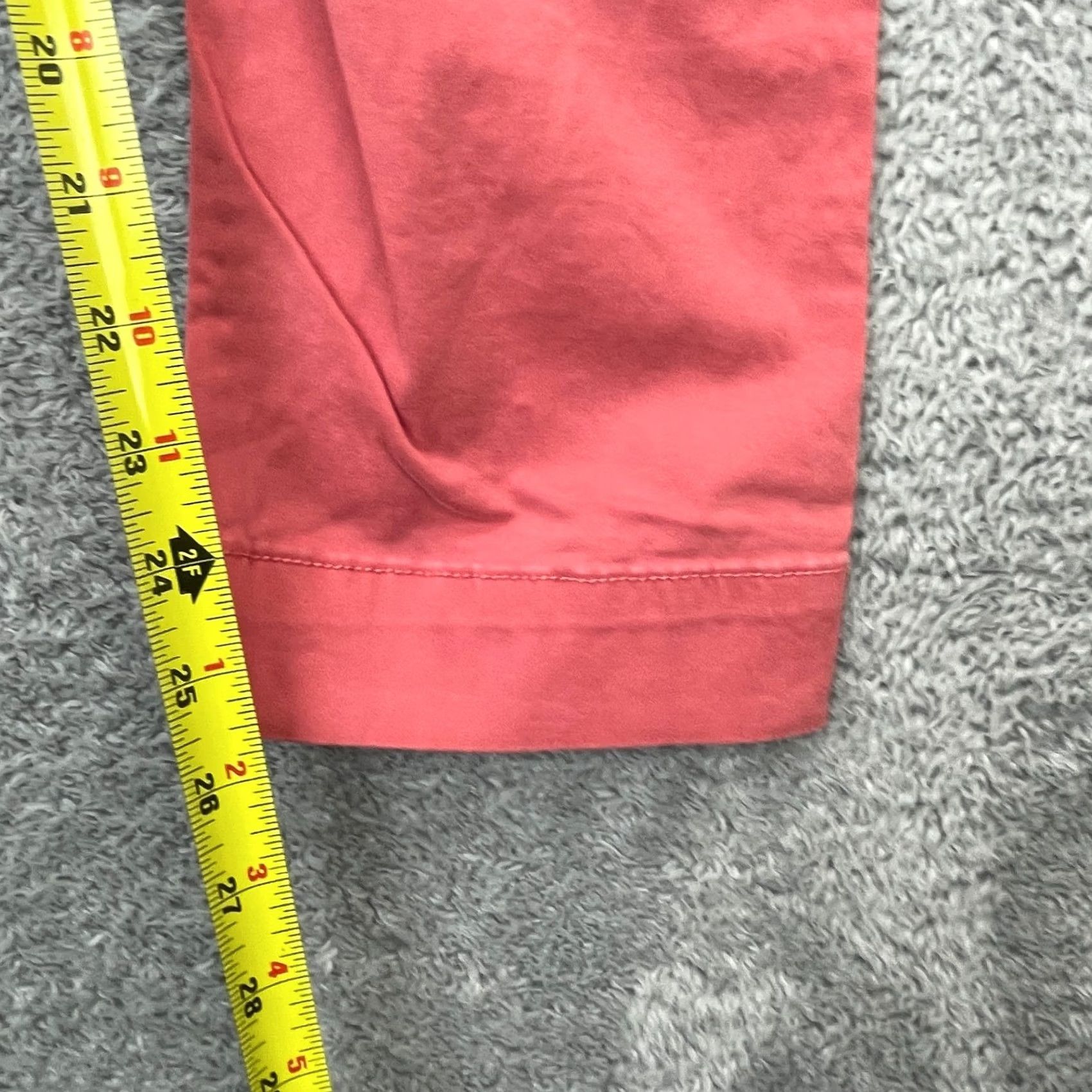 Gap VINTAGE Gap Pants Womens 2 Pink Khaki Straight Leg Cotton Stretch Workwear Casual Size 26" / US 2 / IT 38 - 7 Thumbnail