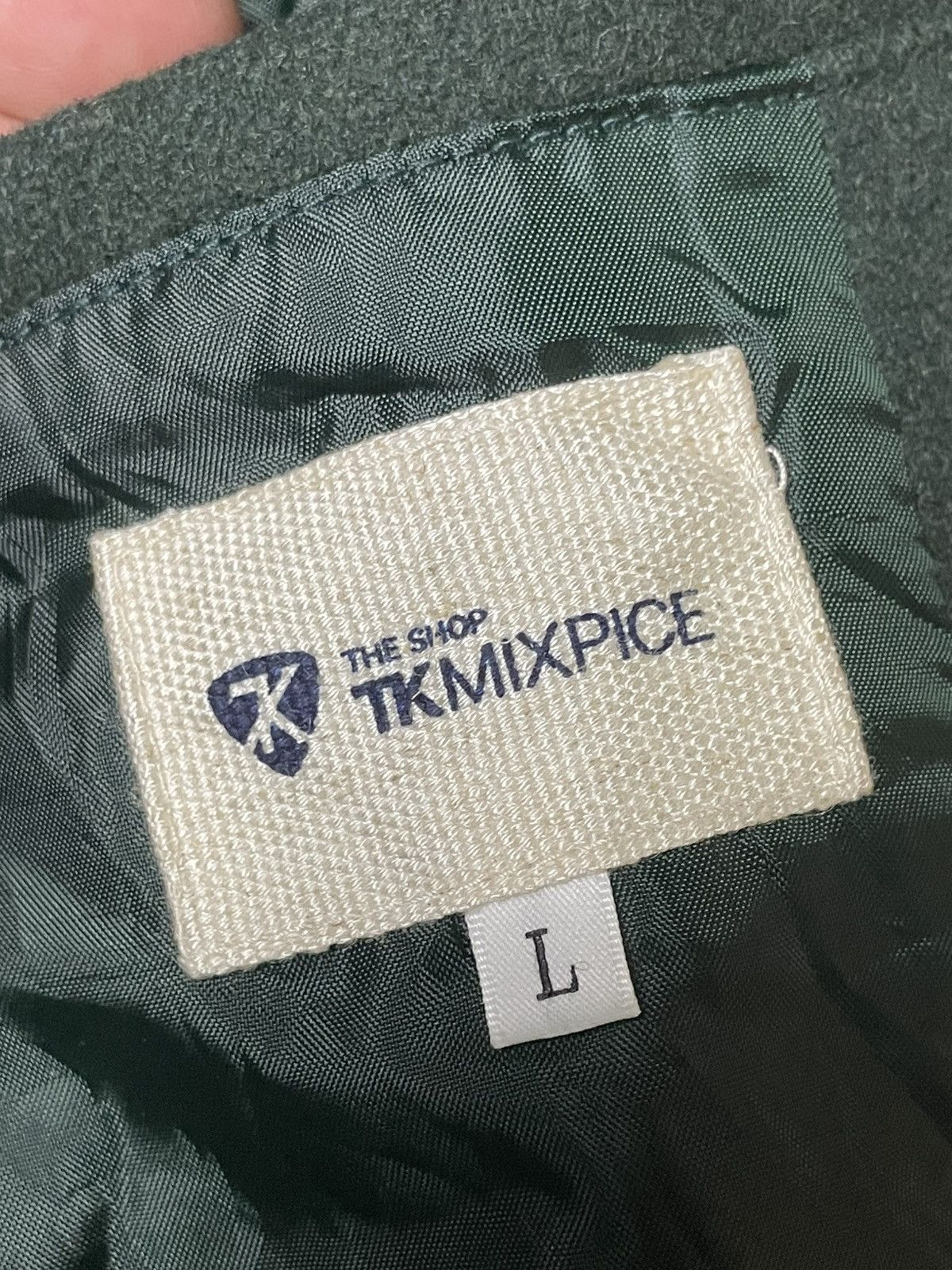 Japanese Brand × Vintage The Shop TKMIXPICE Stand Collar Wool Coat (106) Size US L / EU 52-54 / 3 - 8 Thumbnail