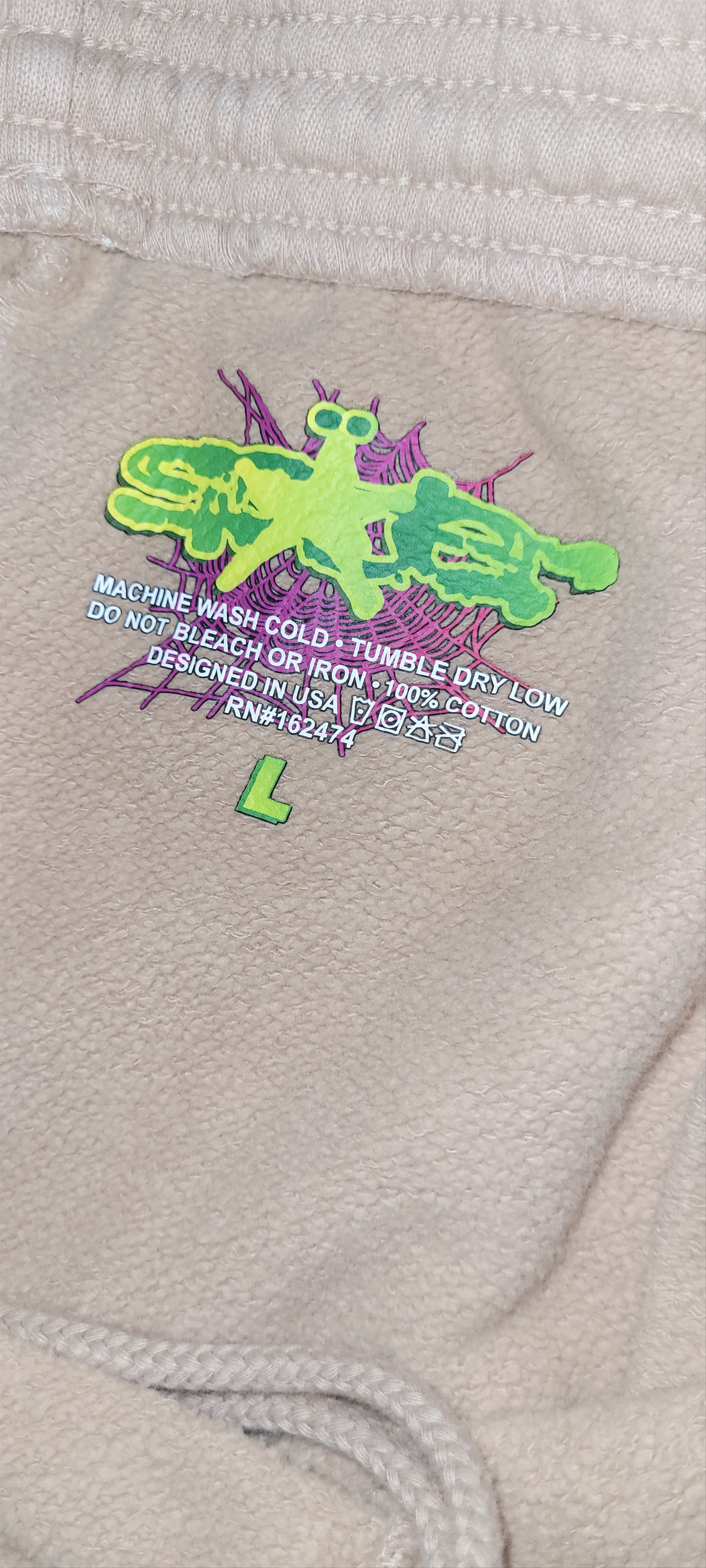 Sp5der × Young Thug Spider Worldwide Sand Beluga Sweatpants Large Size US 34 / EU 50 - 4 Thumbnail