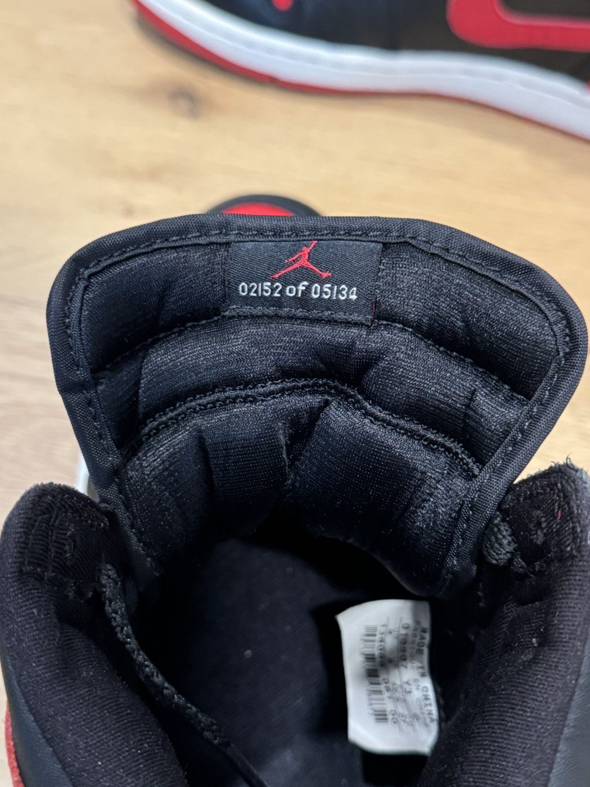 Jordan Brand × Nike Jordan I Black/Varsity Red Bred size 9. VNDS Size US 9 / EU 42 - 13 Thumbnail