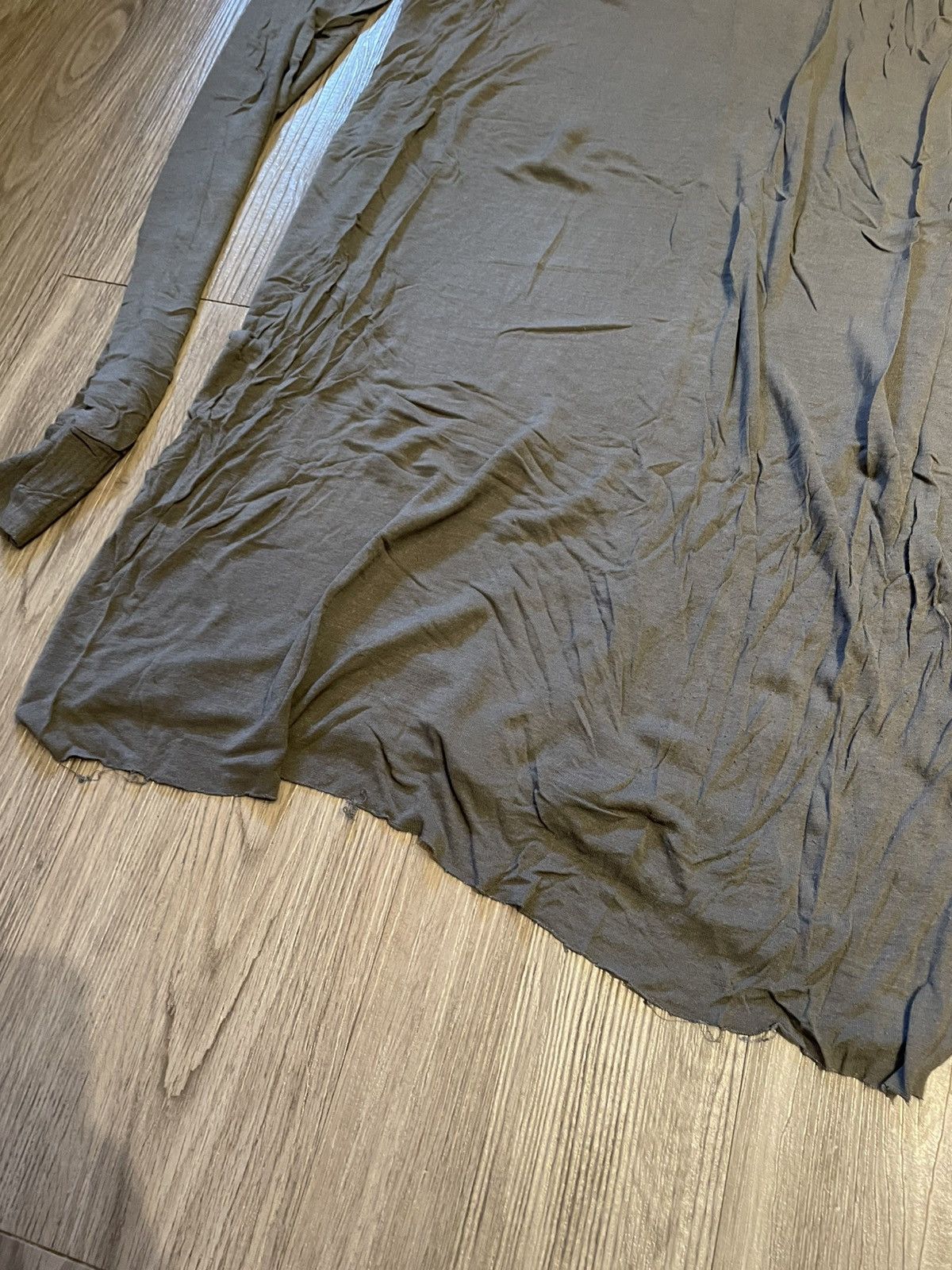Rick Owens Drkshdw Rick Owens Under Layer Long Sleeve Tee (Gray) Size US XL / EU 56 / 4 - 3 Thumbnail