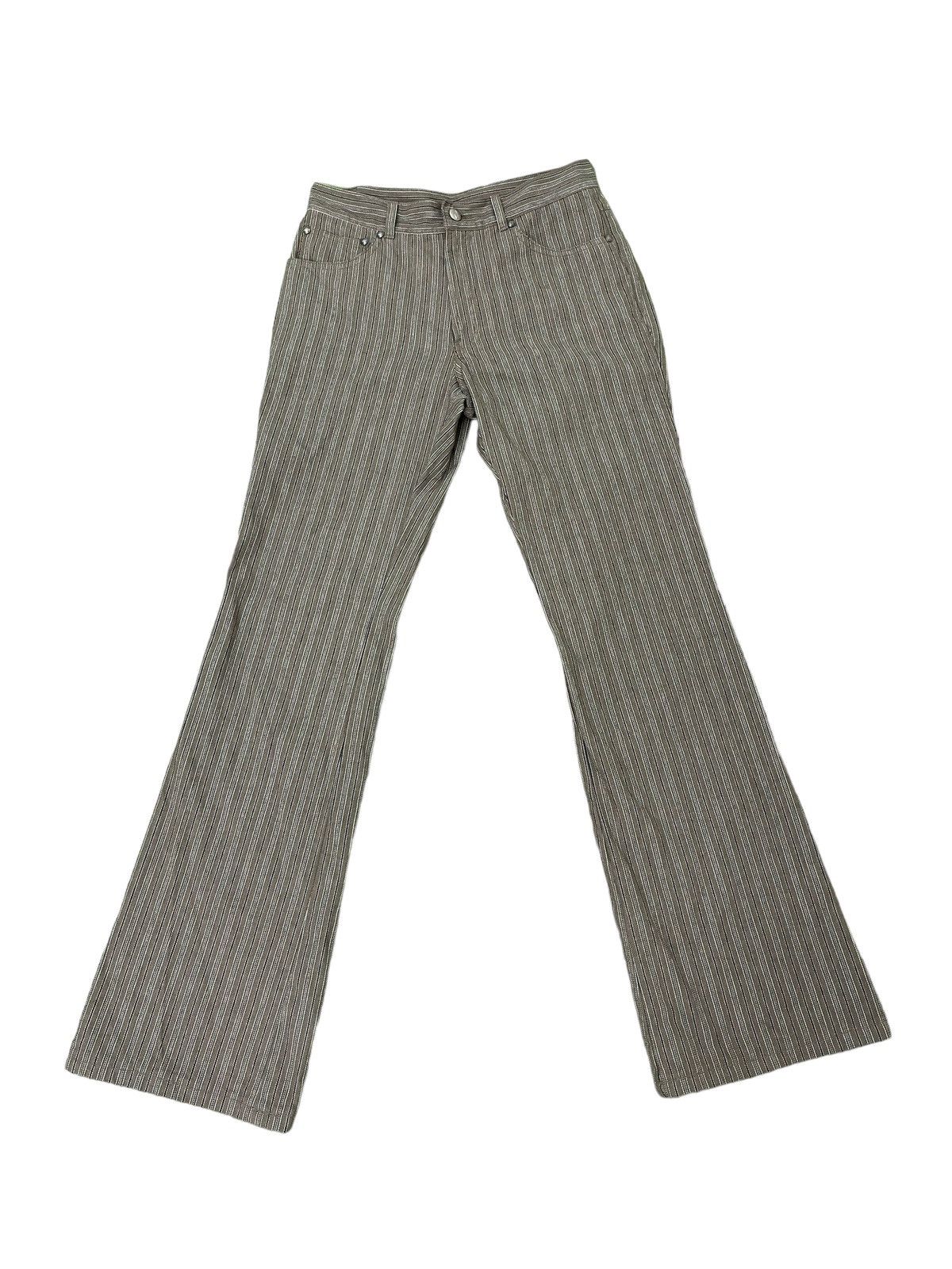 Japanese Brand Flare Jeans Countdown Japan Striped Boot Cut 8🟦5 Size US 29 - 9 Thumbnail