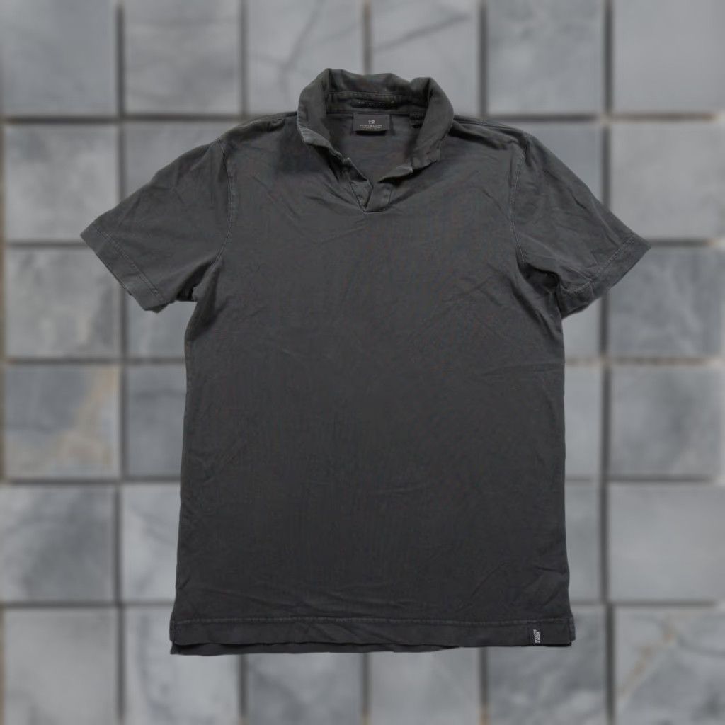 Scotch & Soda Scotch & Soda Shirt Mens Medium Black Polo Short Sleeve Collared Preppy Adult Size US M / EU 48-50 / 2 - 1 Thumbnail