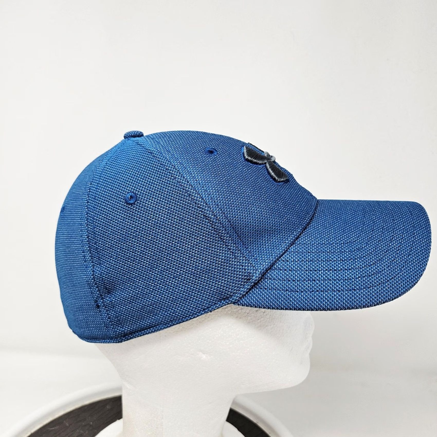 Under Armour Under Armour Hat Cap Baseball Fitted Mens M Blue Blitzing Classic Fit Logo Size ONE SIZE - 3 Thumbnail