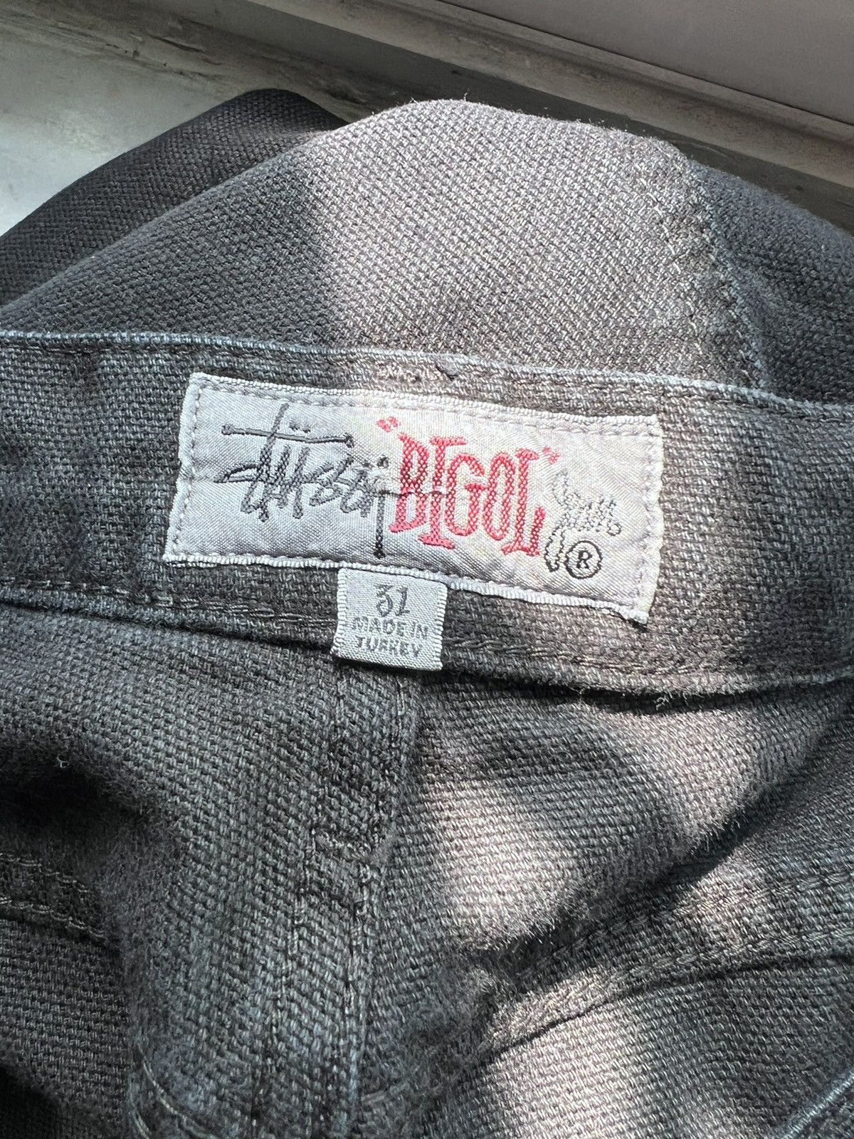 Stussy Stussy Big’ol Washed black denim pants Size US 31 - 4 Thumbnail