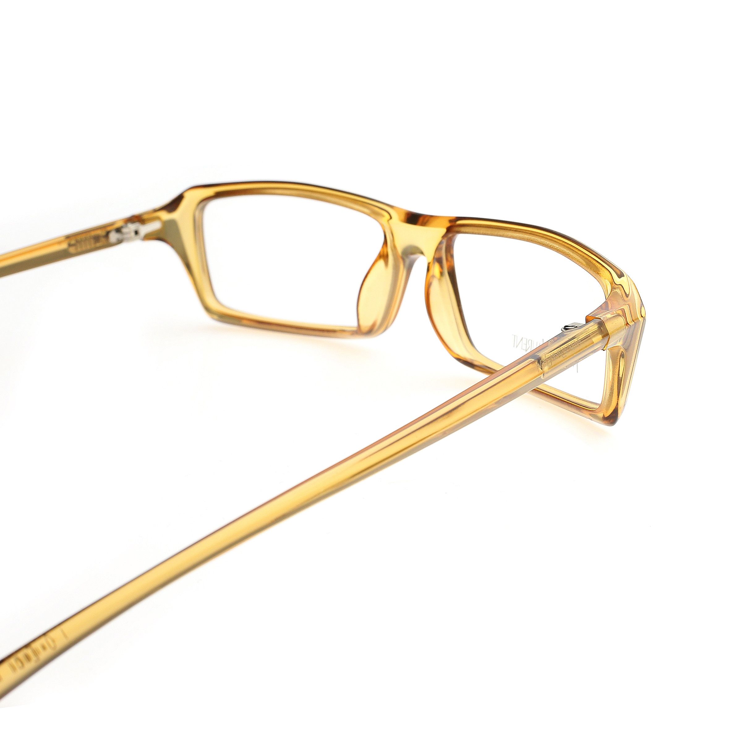 Yves Saint Laurent Yves Saint Laurent FW03 Yellow Transparent Flat Glasses Size ONE SIZE - 2 Thumbnail