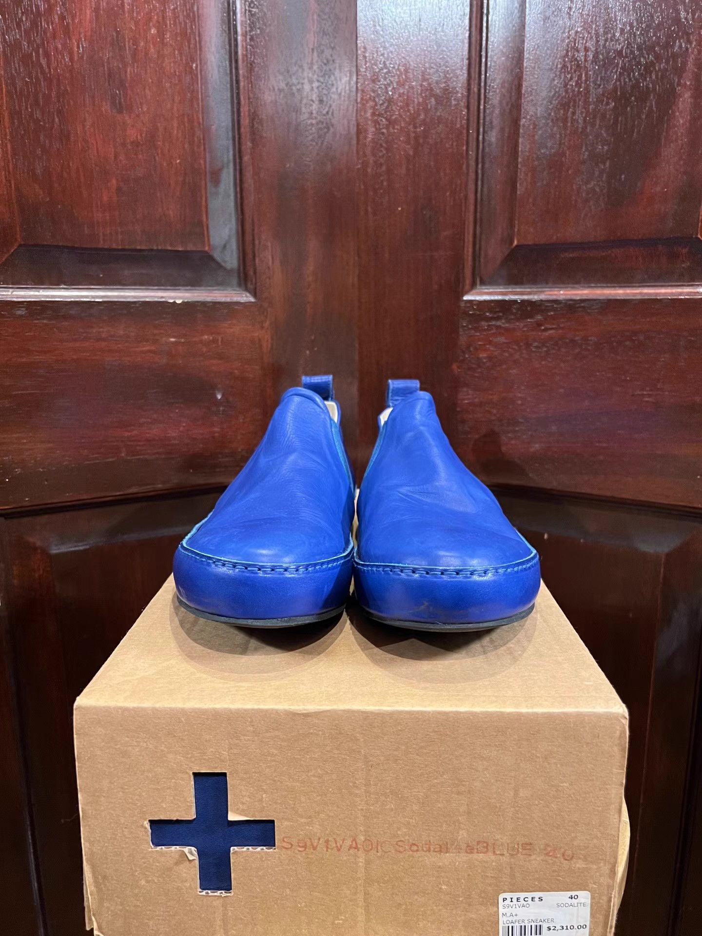 Ma+ m.a+ Men's Sodalite Blue Loafer Ｑ25 Size US 7 / EU 40 - 1 Thumbnail