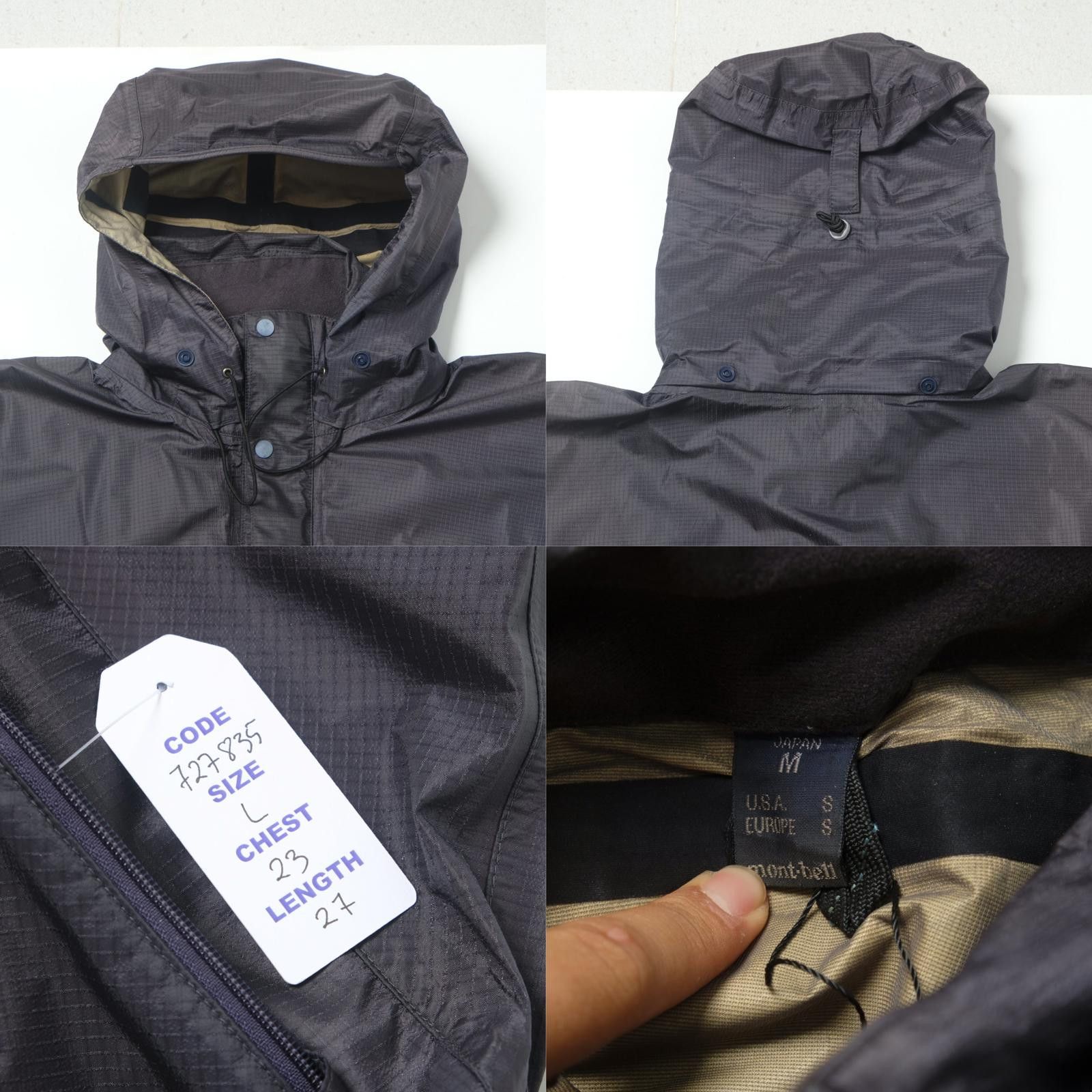 Montbell Montbell Gore-Tex Jacket Vintage (L) Size US L / EU 52-54 / 3 - 4 Thumbnail