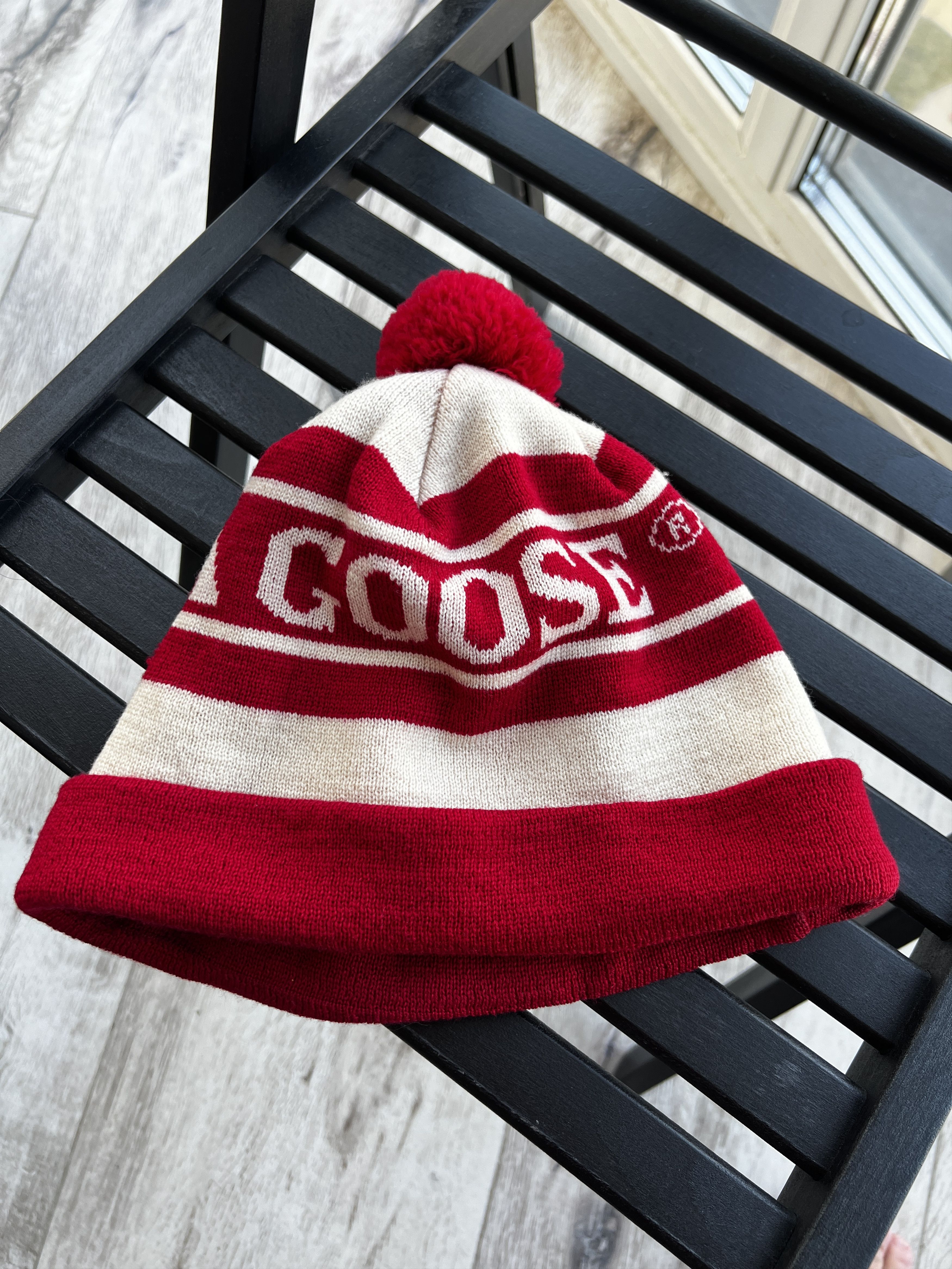 Canada Goose Canada Goose Vintage Red Hat Beanie Size ONE SIZE - 6 Thumbnail