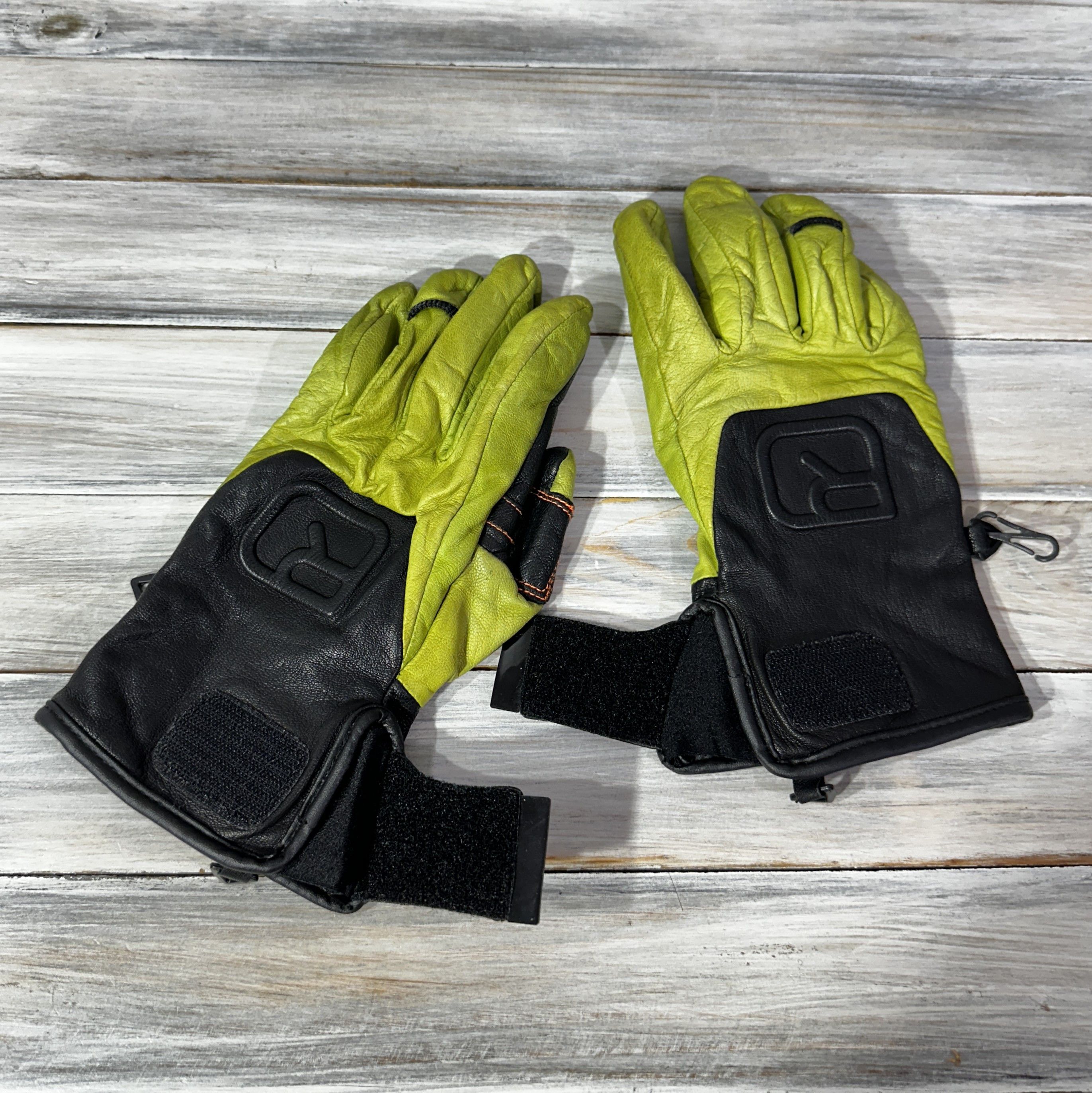 ORTOVOX ORTOVOX Snowboard Gloves Pro Leather Happy Green Ski Sport Size ONE SIZE - 25 Thumbnail