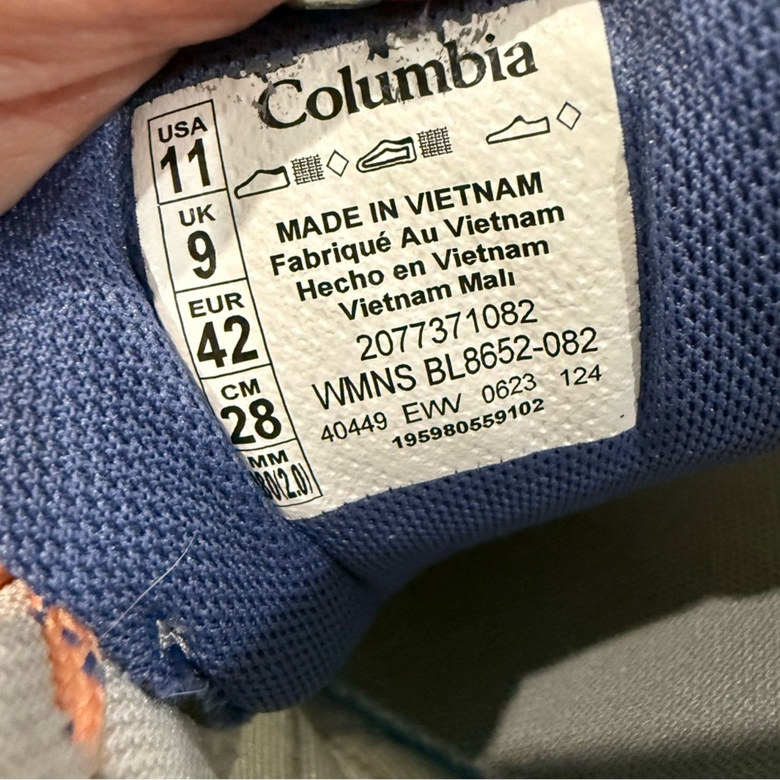 Columbia Columbia Vertisol Trail Hiking Shoes Womens 11 Silver Grey Size US 11 / IT 41 - 7 Thumbnail