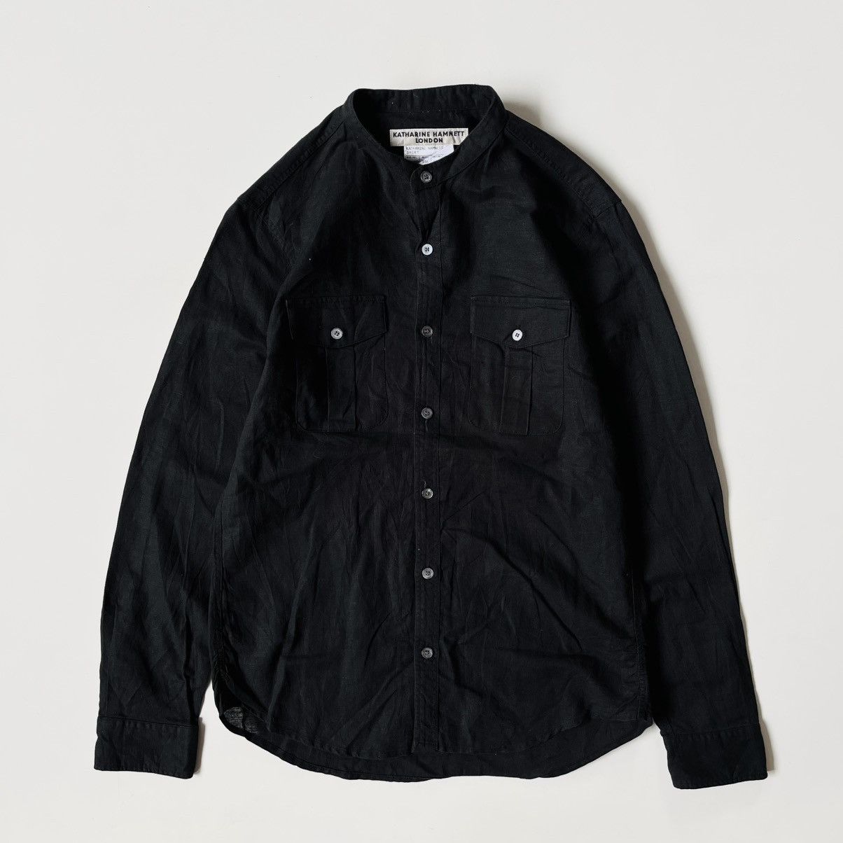 Katharine Hamnett London Katharnie Hamnet London Stand Collar Shirt Size US S / EU 44-46 / 1 - 1 Thumbnail
