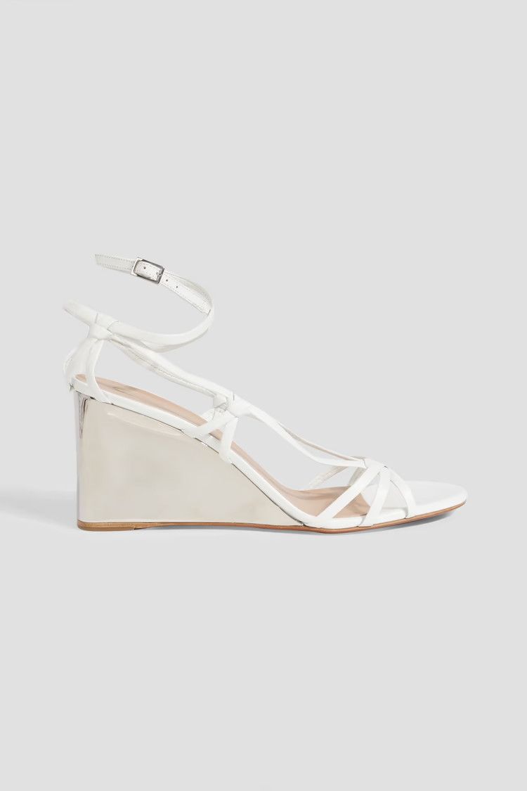 Chloe o1y0825 Leather Ankle Strap Sandals in White Size US 6 / IT 36 - 1 Thumbnail