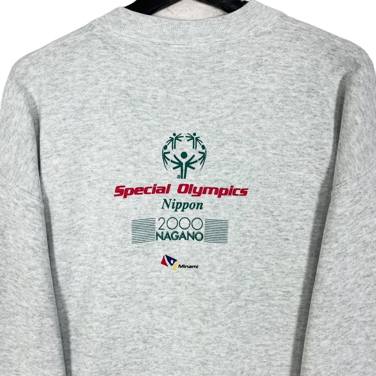 USA Olympics × Vintage Vintage Y2K Special Olympics Nippon Nagano 2000 Sweatshirt Size US L / EU 52-54 / 3 - 4 Thumbnail