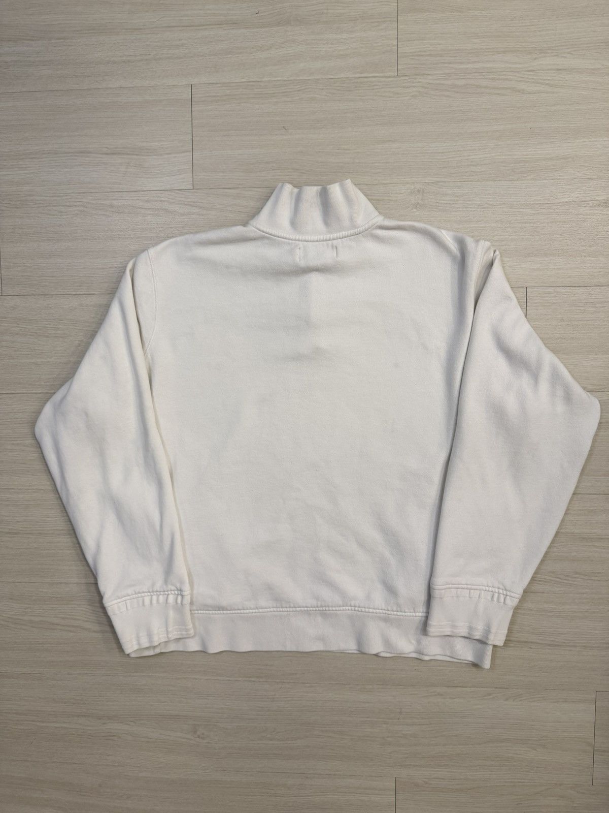 Polo Ralph Lauren Polo Ralph Lauren White Quarter Zip Pullover Size US XXL / EU 58 / 5 - 3 Thumbnail