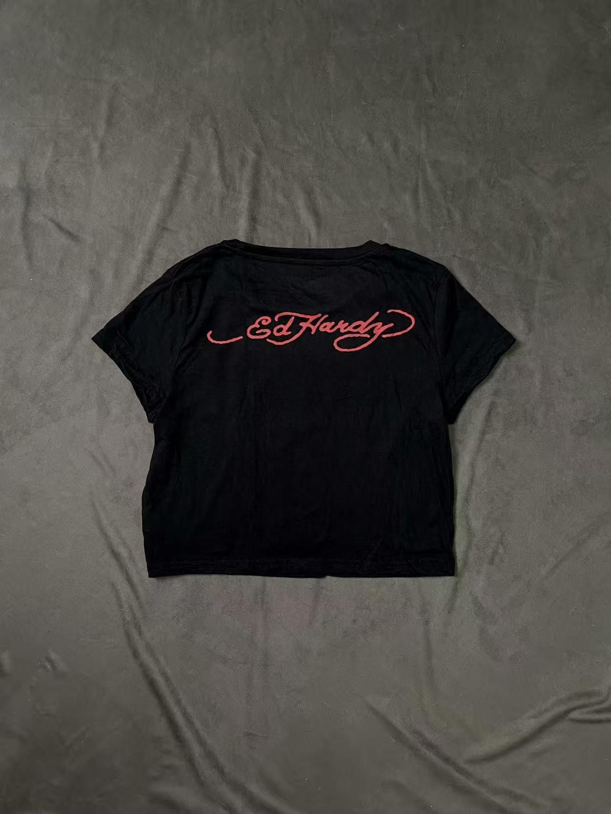Ed Hardy Deadstock Ed Hardy Black Devil Baby T-Shirt Large Size L / US 10 / IT 46 - 5 Thumbnail