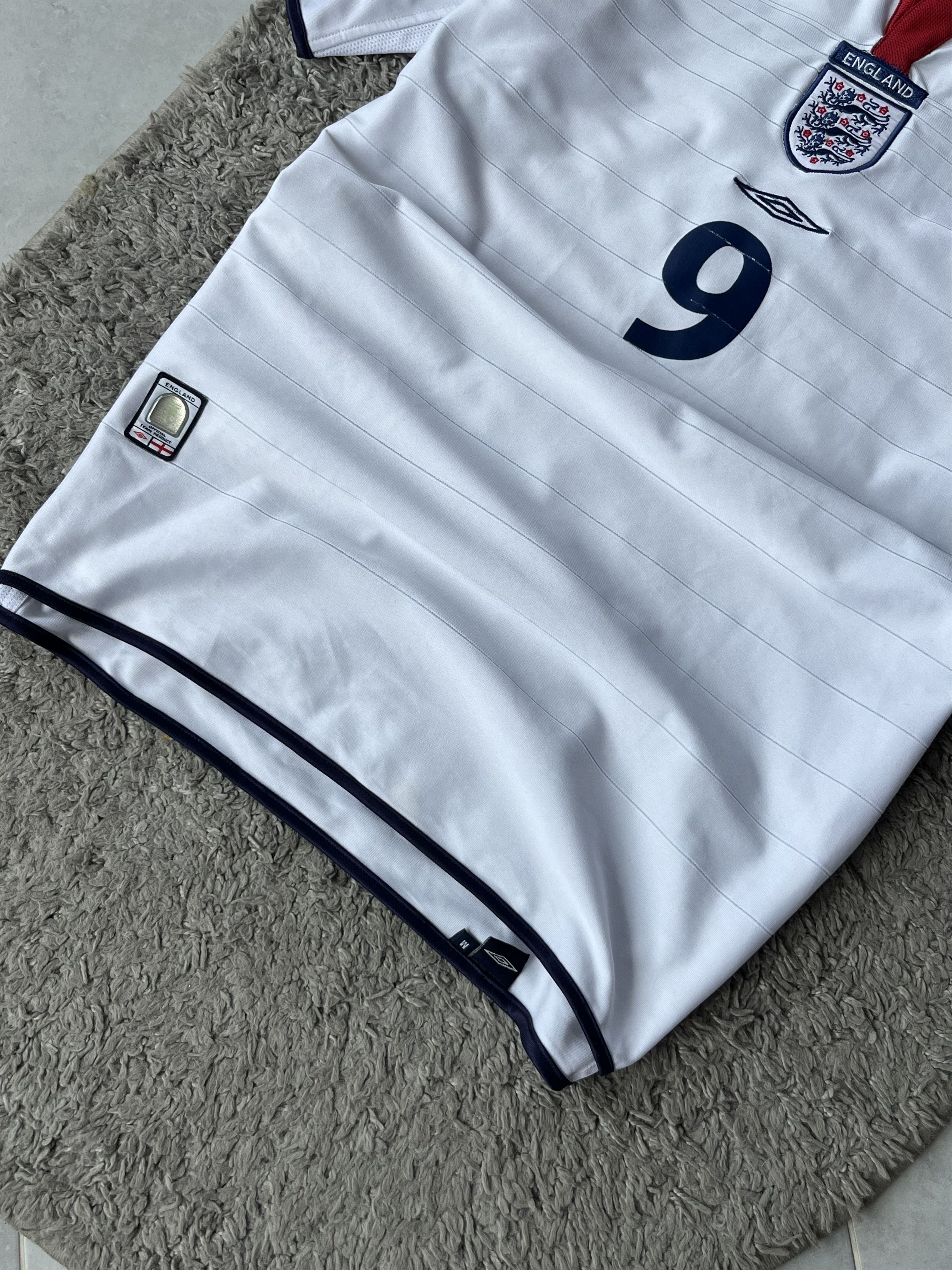 Umbro UMBRO ENGLAND Home Football Jersey 2003/04 ROONEY “9” Size US M / EU 48-50 / 2 - 6 Thumbnail