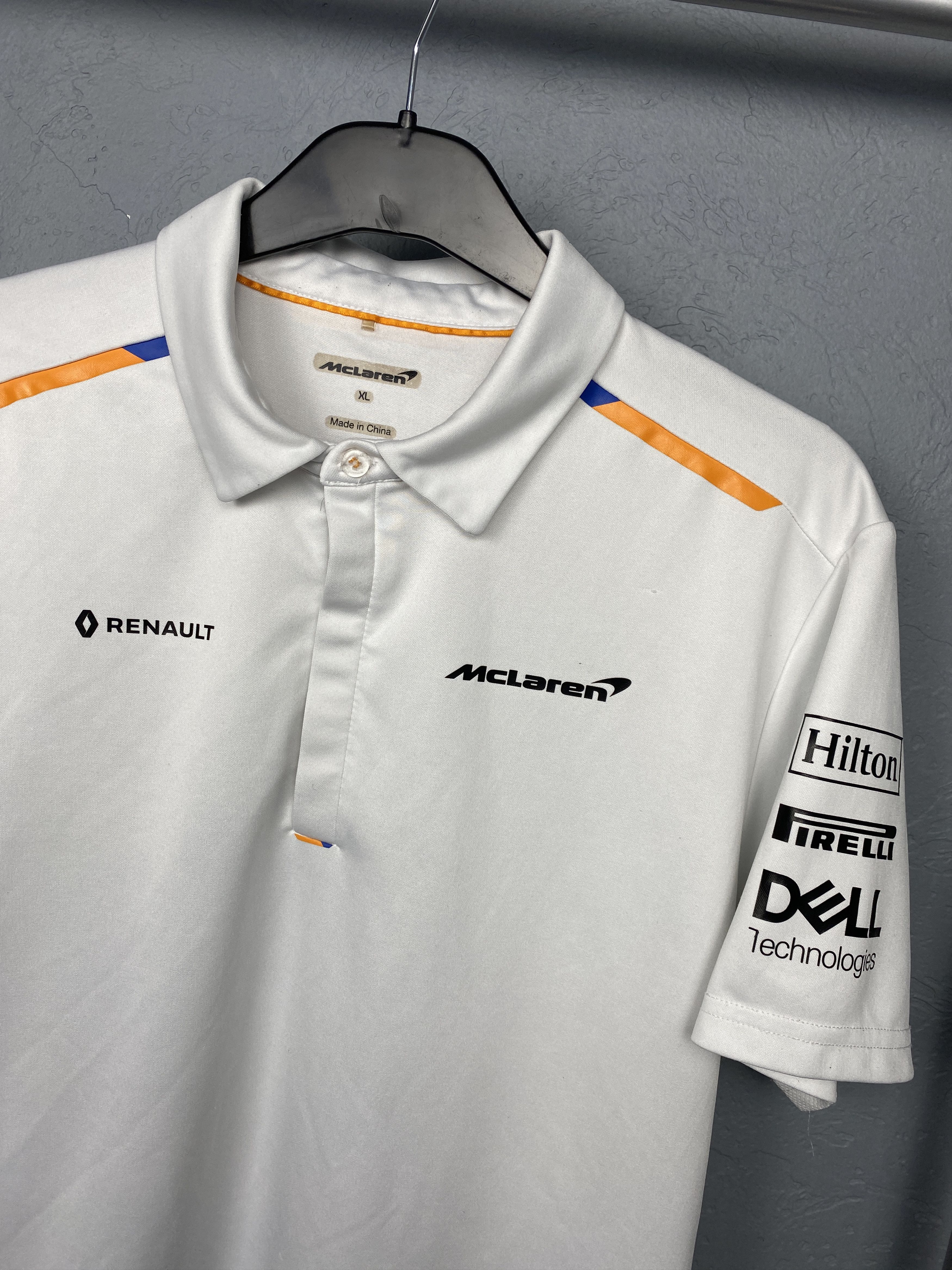 Formula 1 Renault McLaren Team Vintage Racing T-Shirt Tee Pirelli Size US XL / EU 56 / 4 - 2 Thumbnail