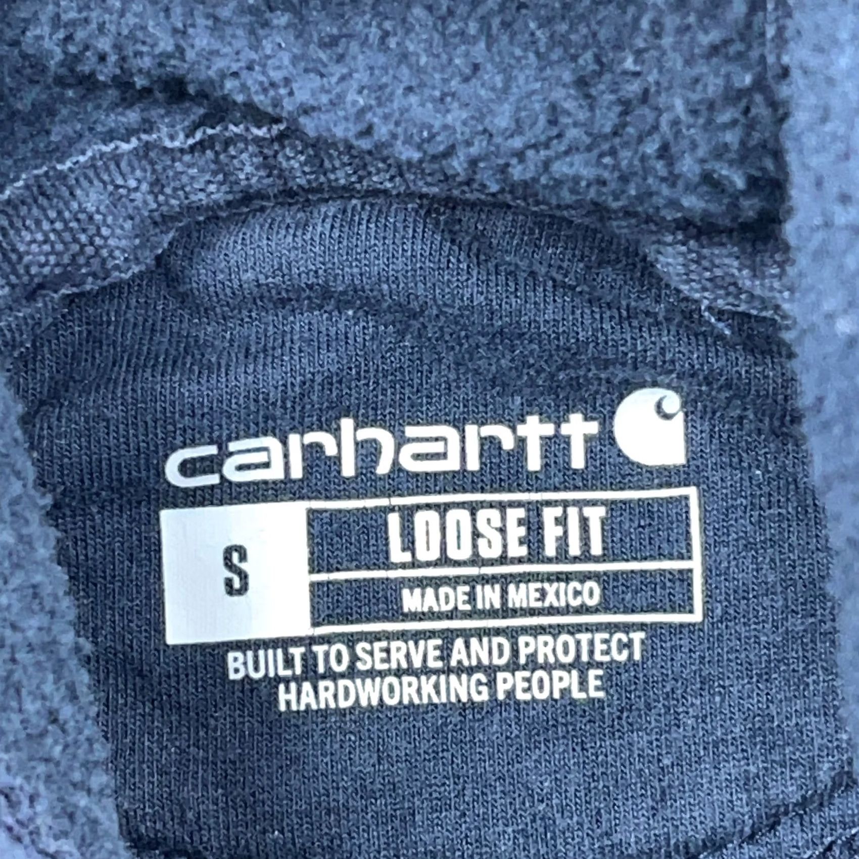 Carhartt Carhartt Hoodie Men Small Blue Loose Fit Sleeve Sweatshirt Sun Faded Vintage No N/A Size US S / EU 44-46 / 1 - 5 Thumbnail
