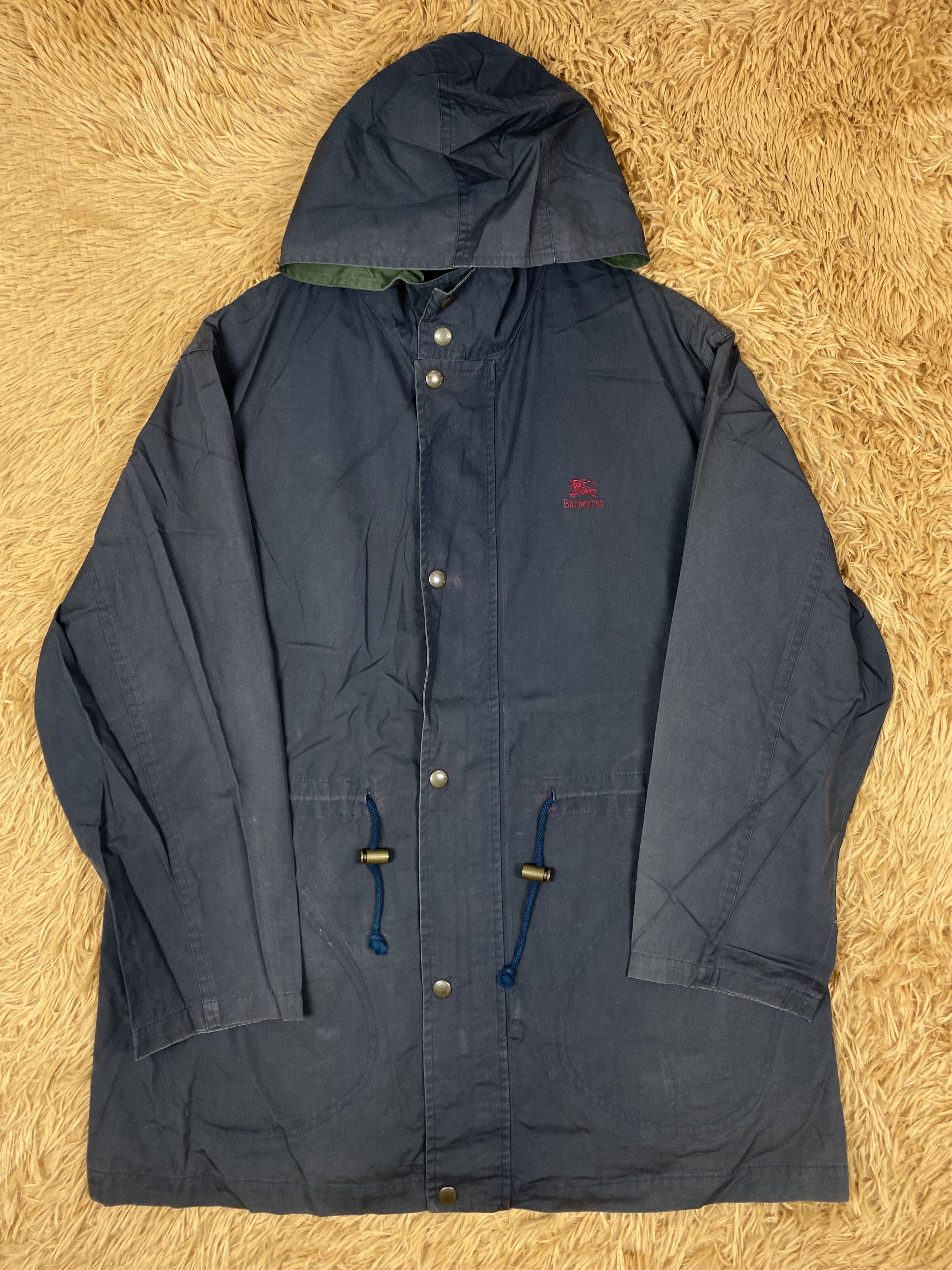 Burberry Vintage Burberry With Hoodie Faded Jacket DJ0985 Size US S / EU 44-46 / 1 - 4 Thumbnail
