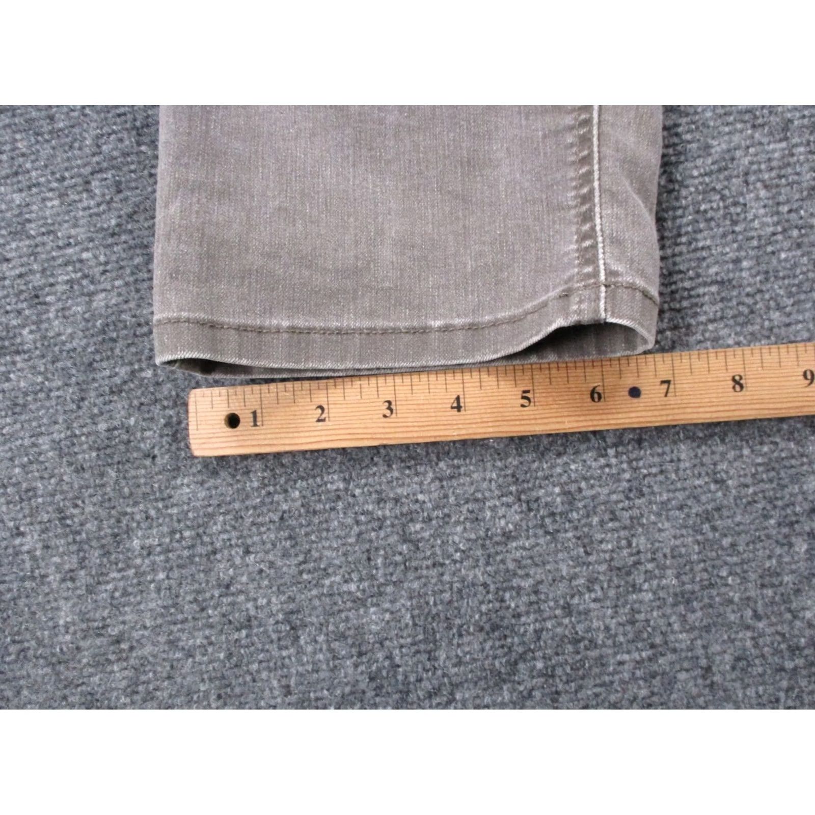 Prana prAna Pants Mens 32 x 30 Beige Slim Fit Denim Stretch Casual Straight Pants Size US 32 / EU 48 - 5 Thumbnail