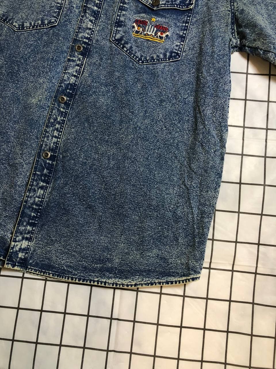 Levi's Levi's Vintage Clothing LVC BIG E Denim Western Shirt Size US XL / EU 56 / 4 - 5 Thumbnail