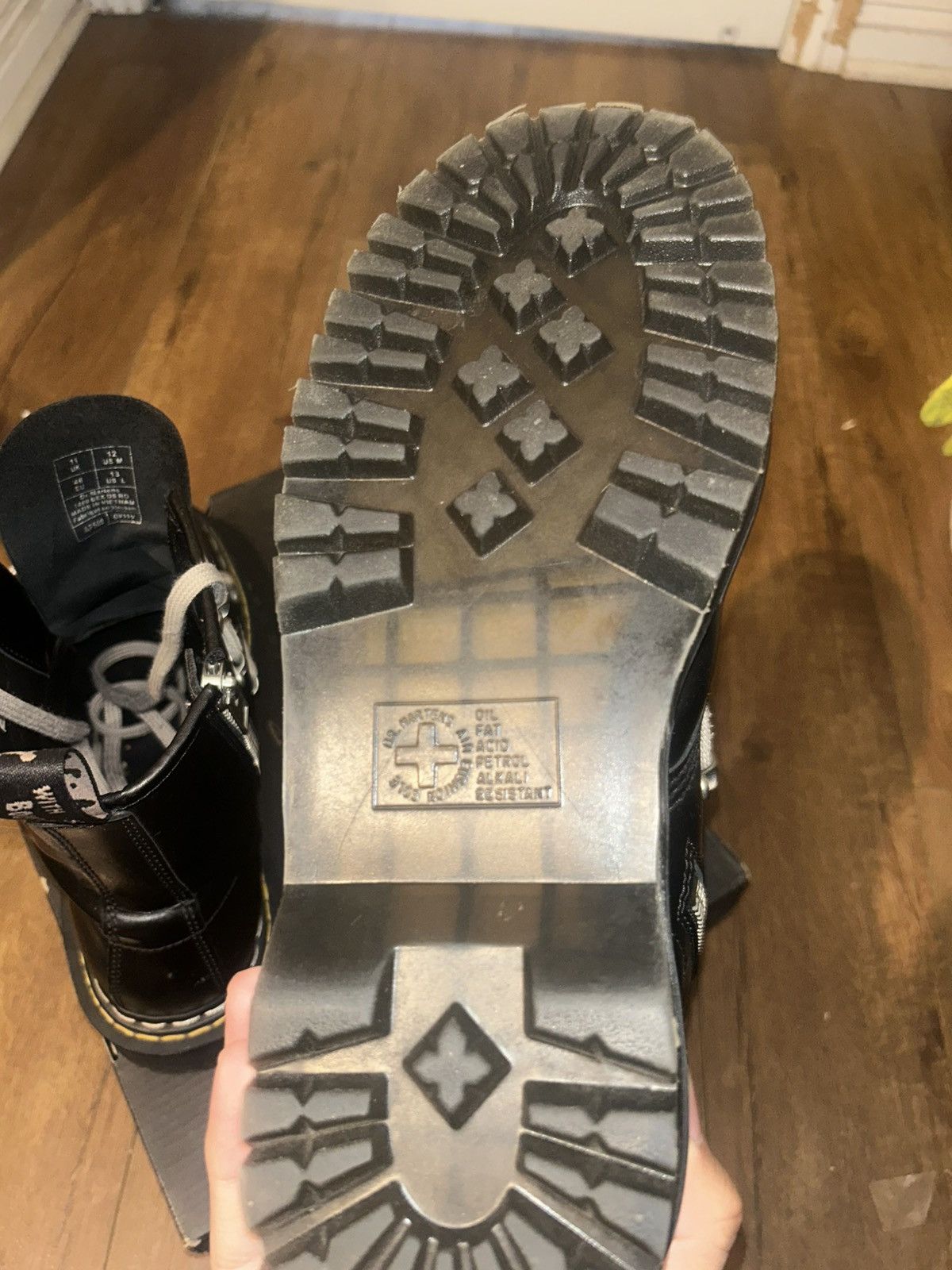 Dr. Martens × Rick Owens Rick Owens Doc Martens Size US 12 / EU 45 - 6 Thumbnail