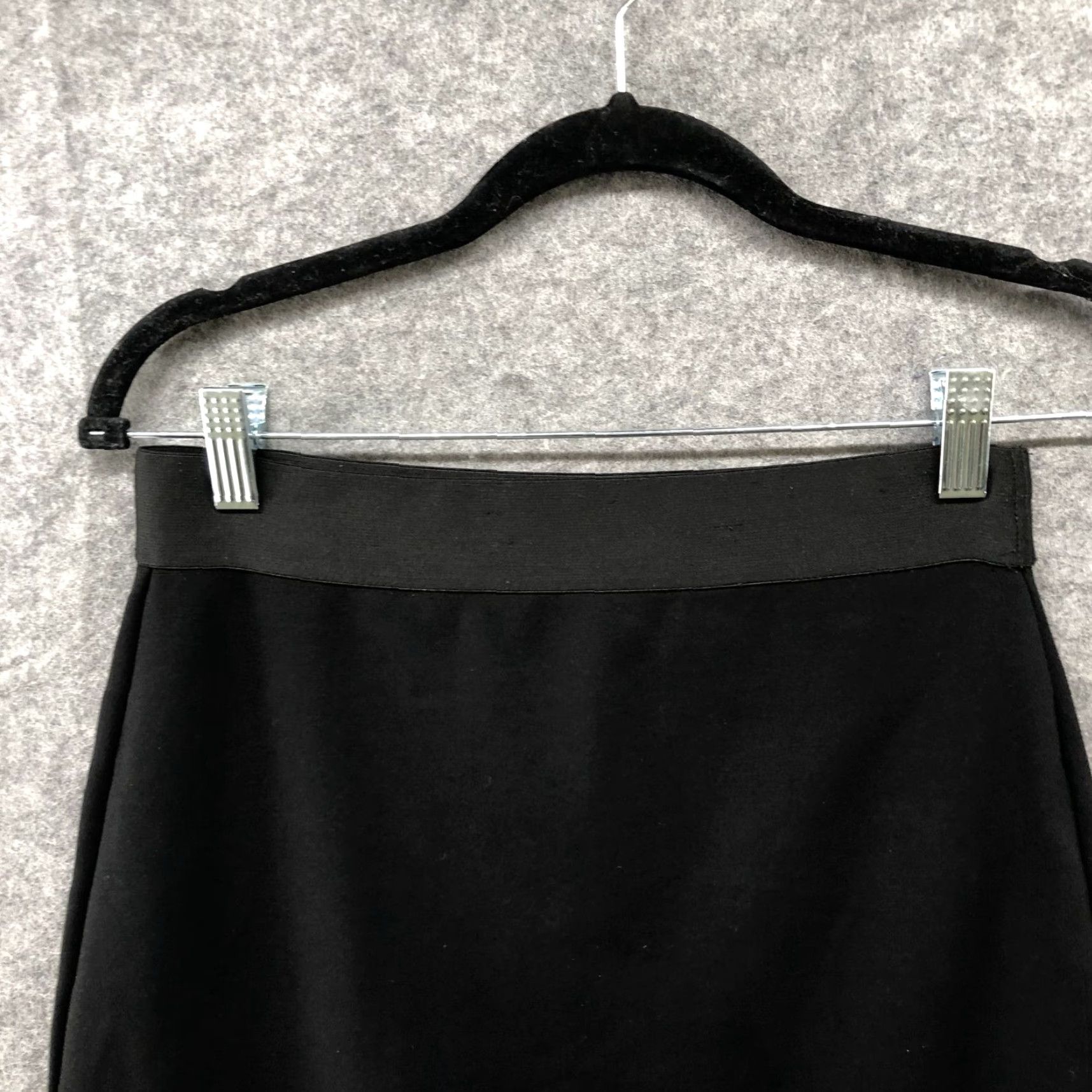 Everlane Everlane Pencil Skirt Women Size S Black Stretch Pull On Knee-Length Office Workwear Formal Career/Classy Miscel Size 28" / US 6 / IT 42 - 3 Thumbnail