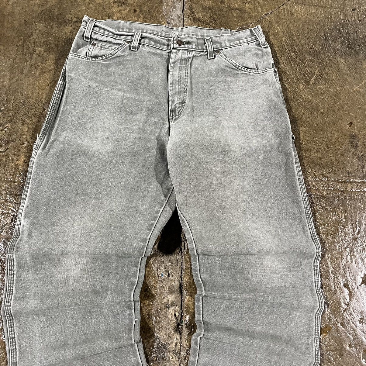 Carhartt × Dickies × Vintage Crazy Vintage Faded Dickies Carpenter Pants Workwear Skater Size US 34 / EU 50 - 9 Thumbnail