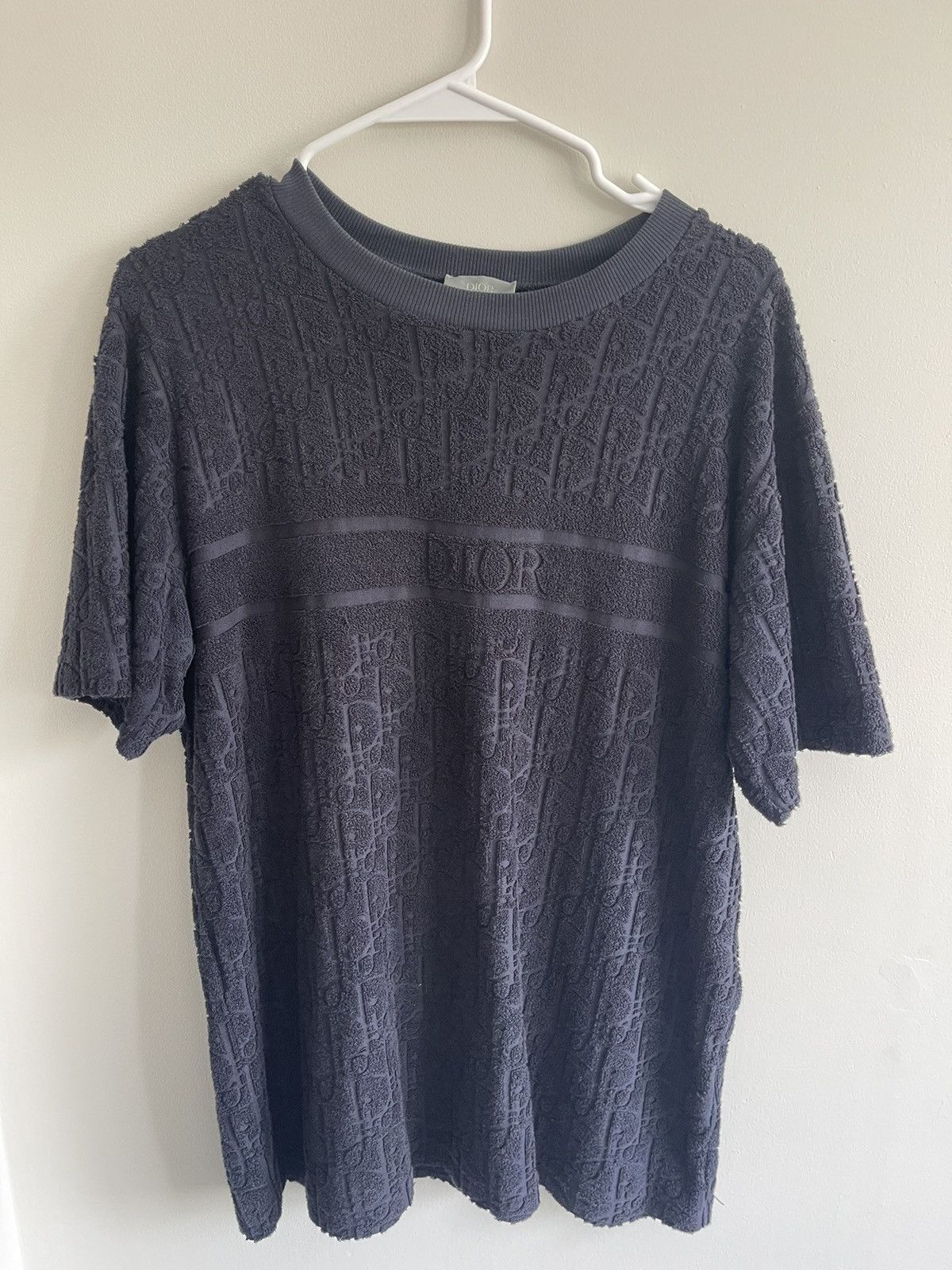 Dior Dior Oblique Terry Cloth T-Shirt Size US M / EU 48-50 / 2 - 1 Thumbnail