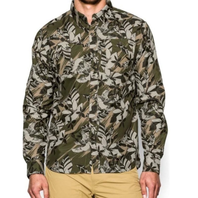 Under Armour Under Armour Mens Chesapeake Shirt Size 2XL Heatgear Loose Size US XL / EU 56 / 4 - 1 Thumbnail