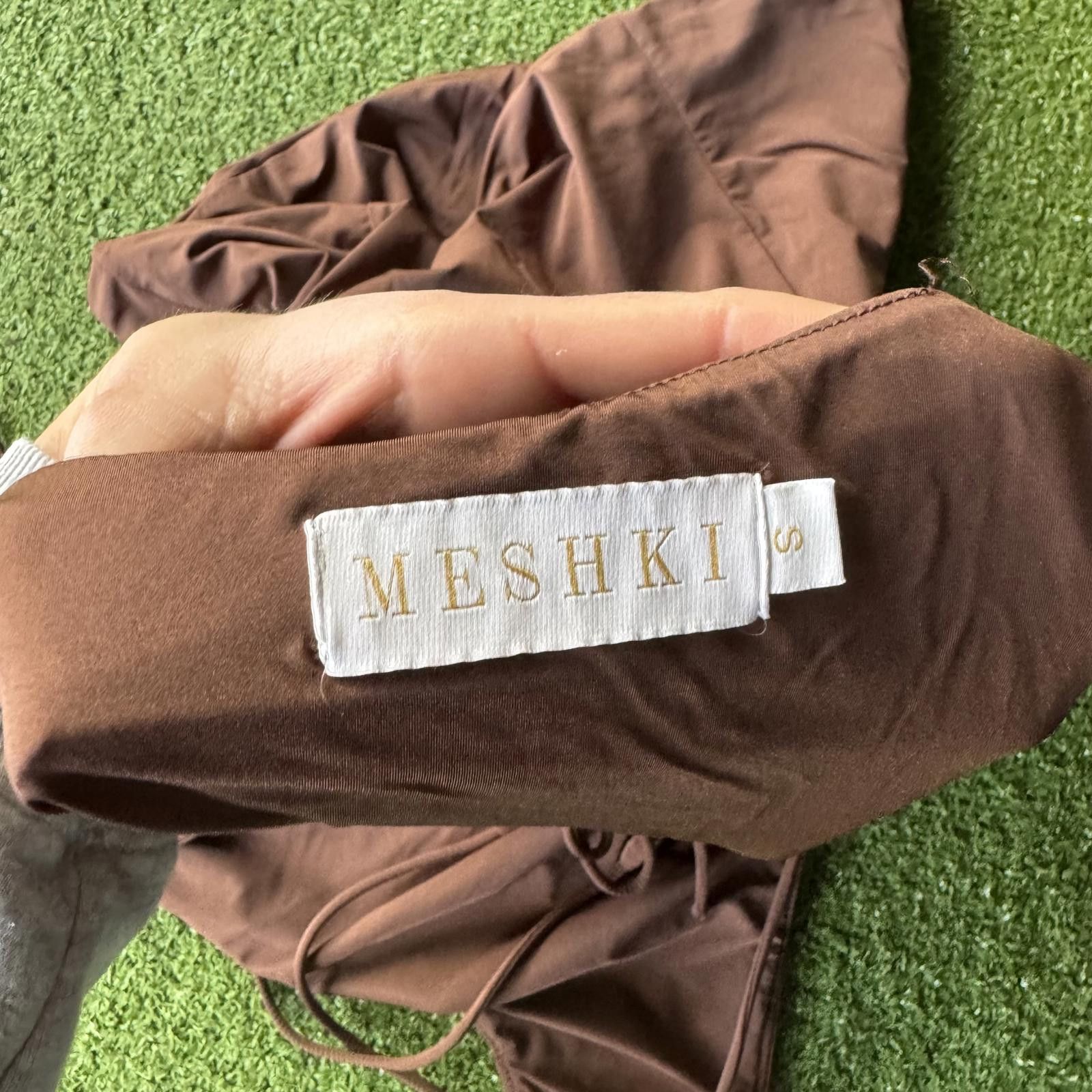 Designer Meshki Women's Backless Bodycon Dress - Size S Size ONE SIZE - 3 Thumbnail