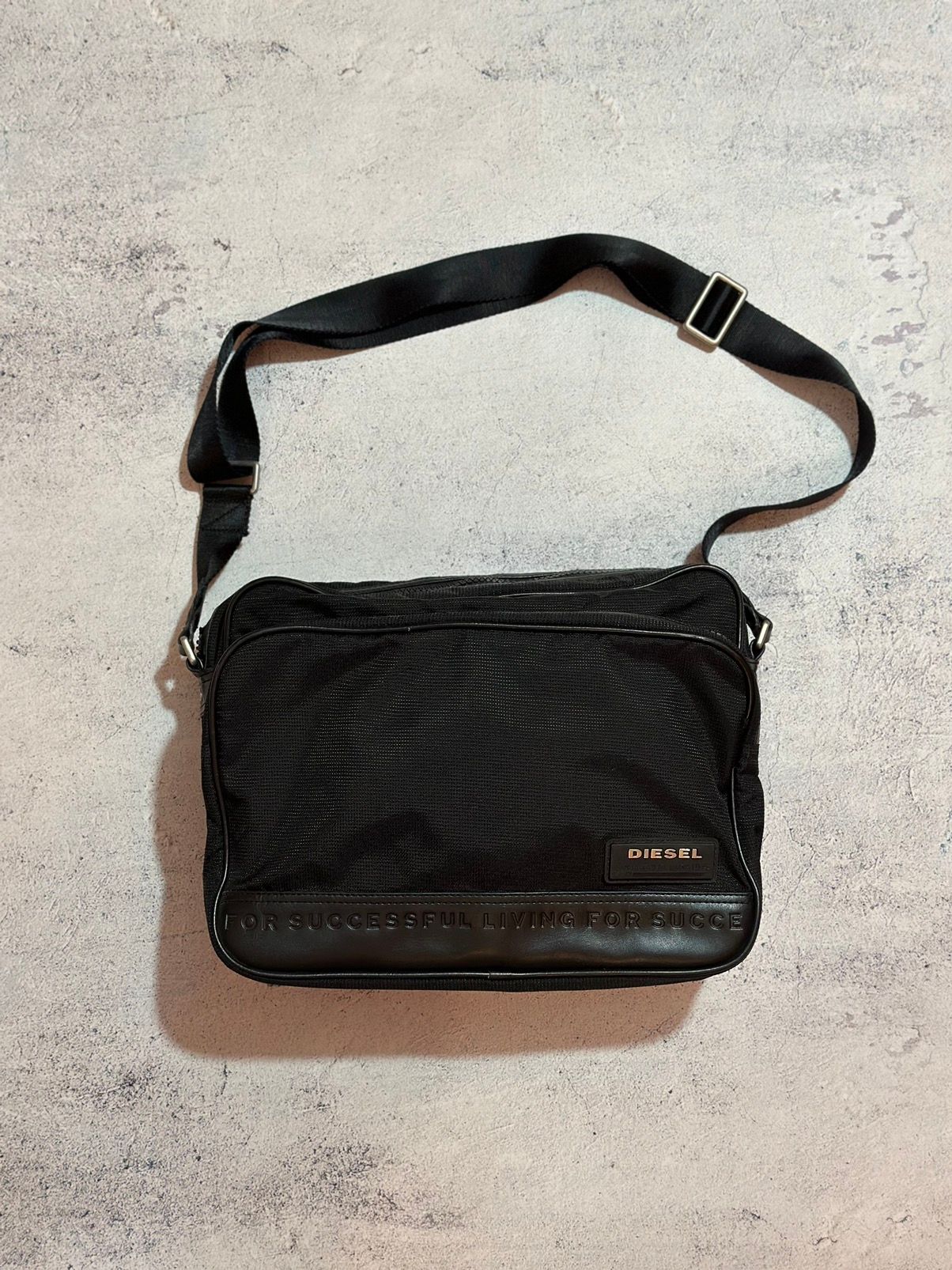 Pre-owned Avant Garde X Diesel Messenger Bag Crossbody In Black