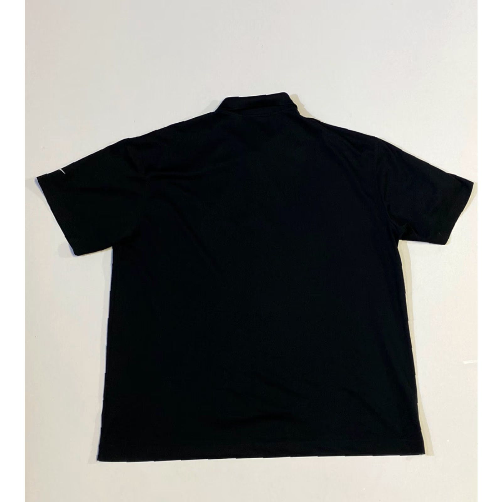 Nike Nike Dri-Fit Golf Polo Shirt Men Short Sleeve Solid Black 2XL XXL Size US XXL / EU 58 / 5 - 2 Thumbnail