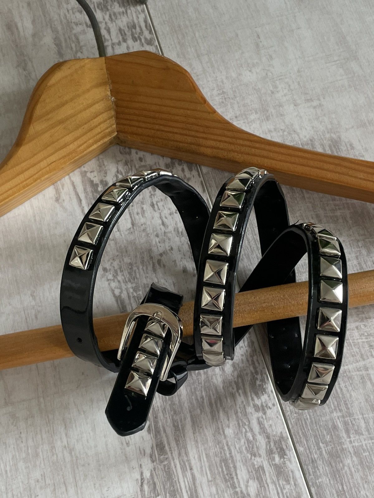 If Six Was Nine × Japanese Brand Belt Metal Punk Y2K 90’s Hysteric Glamour Style Black Size ONE SIZE - 2 Thumbnail