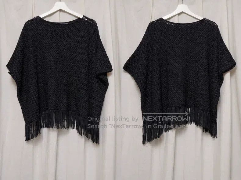 Junya Watanabe Junya Watanabe Knit fringed top Size S / US 4 / IT 40 - 7 Thumbnail