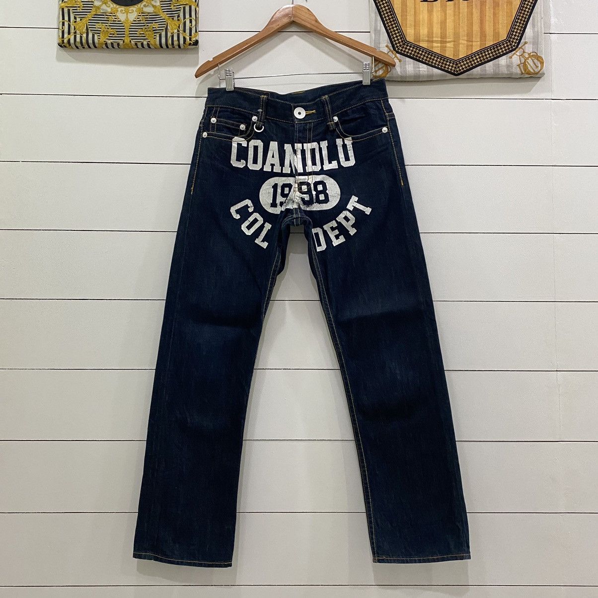 Japanese Brand × Seditionaries × Vintage Vintage Co&Lu Coandlu Spell Out Japanese Denim Jeans Size US 32 / EU 48 - 1 Thumbnail