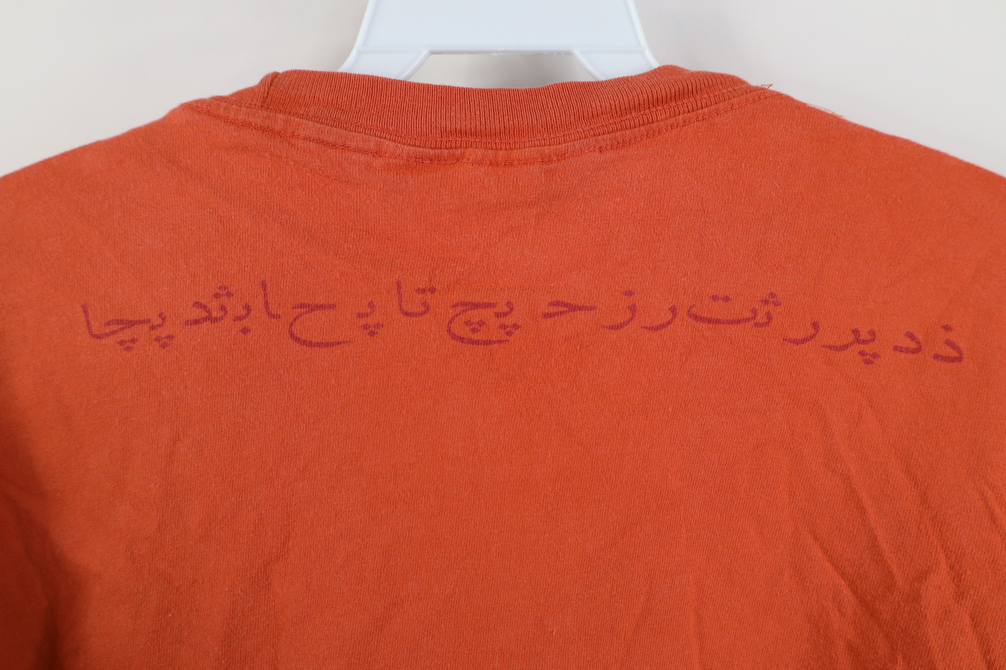 American Eagle Outfitters Vintage 90s Y2K American Eagle Long Sleeve T-Shirt Orange Size US XL / EU 56 / 4 - 12 Thumbnail