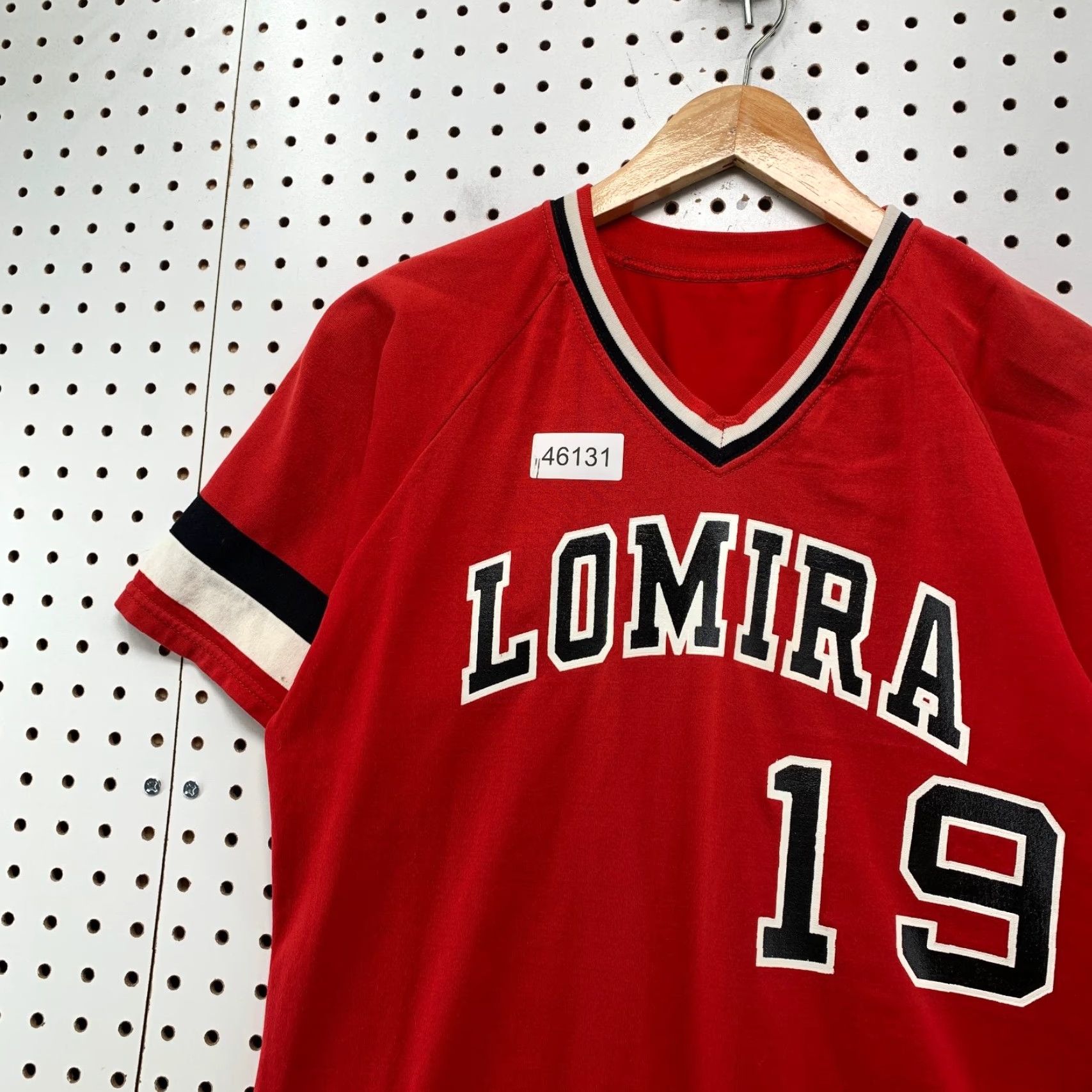 Vintage VINTAGE Sand Knit Baseball Jersey Mens M Red 70s 19 Made USA Size US M / EU 48-50 / 2 - 7 Thumbnail